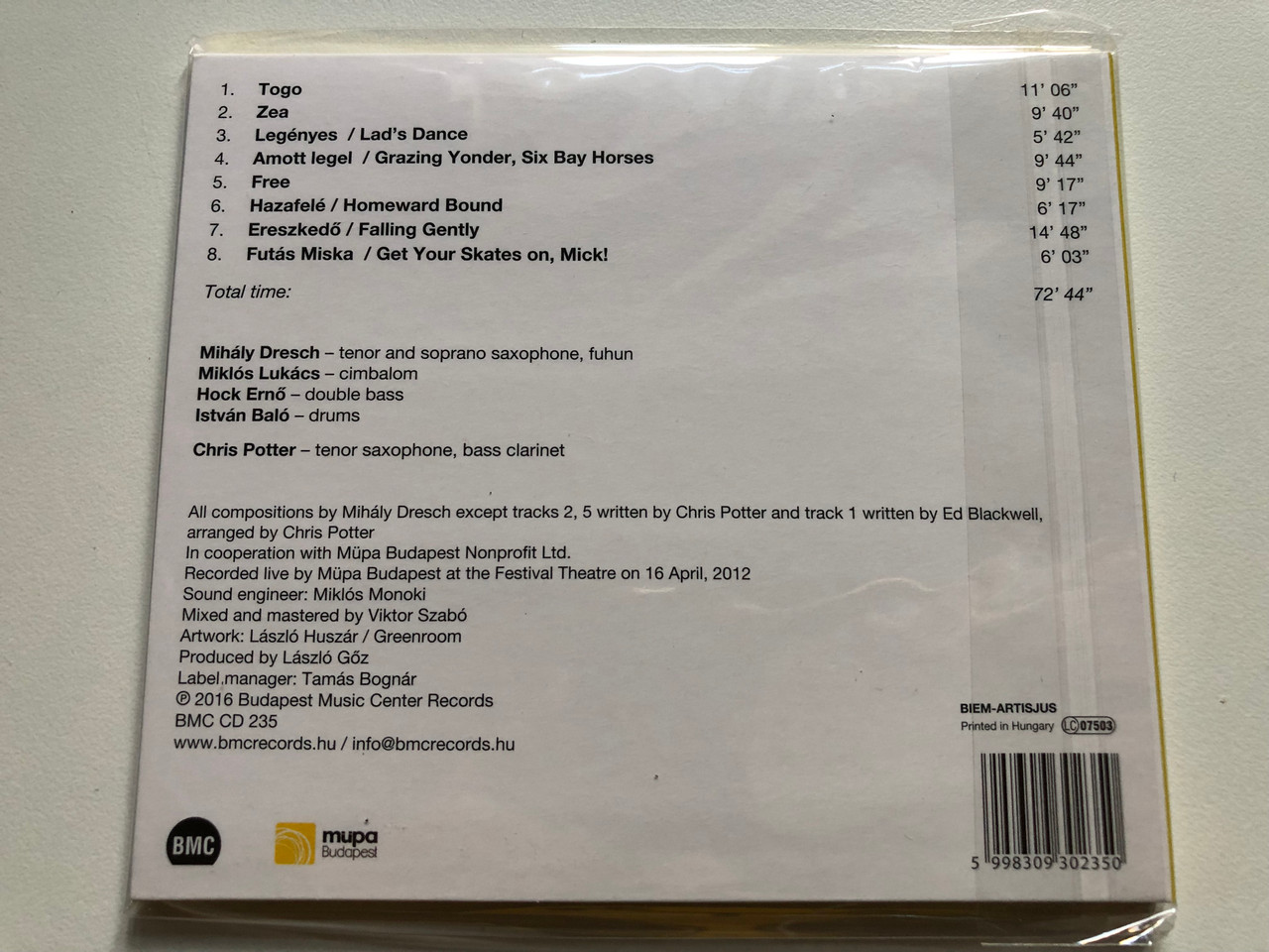 https://cdn10.bigcommerce.com/s-62bdpkt7pb/products/0/images/235327/Mihly_Dresch_Quartet_Chris_Potter_Zea_Budapest_Music_Center_Records_Audio_CD_2016_BMC_CD_235_2__95901.1655907232.1280.1280.JPG?c=2&_gl=1*16mocez*_ga*MjA2NTIxMjE2MC4xNTkwNTEyNTMy*_ga_WS2VZYPC6G*MTY1NTkwNTkyMS40NDguMS4xNjU1OTA3MTA0LjQx