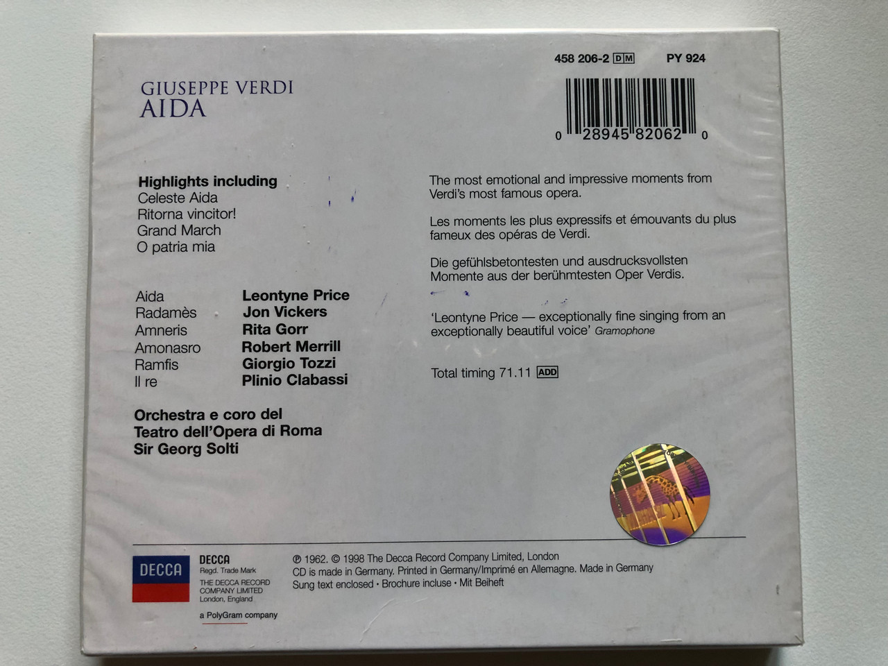 https://cdn10.bigcommerce.com/s-62bdpkt7pb/products/0/images/236191/Price_Gorr_Vickers_Merrill_Solti_Verdi_Aida_Highlights_Selection_Auszuge_Decca_Audio_CD_1998_458_206-2_2__71885.1656487980.1280.1280.JPG?c=2&_gl=1*kzwygi*_ga*MjA2NTIxMjE2MC4xNTkwNTEyNTMy*_ga_WS2VZYPC6G*MTY1NjQ3NDAwNS40NTguMS4xNjU2NDg3Nzg2LjUw