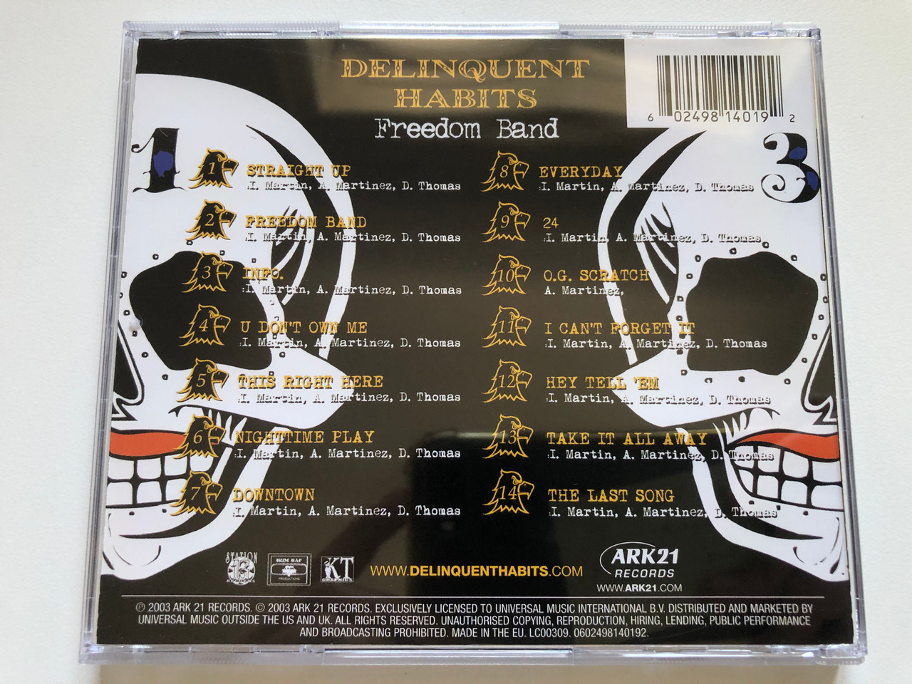 https://cdn10.bigcommerce.com/s-62bdpkt7pb/products/0/images/237597/Delinquent_Habits_Freedom_Band_Ark_21_Records_Audio_CD_2003_0602498140192_2__30512.1657204035.1280.1280.JPG?c=2&_gl=1*e3pqcz*_ga*MjA2NTIxMjE2MC4xNTkwNTEyNTMy*_ga_WS2VZYPC6G*MTY1NzIwMTc3OS40NzEuMS4xNjU3MjAzOTQ5LjUx