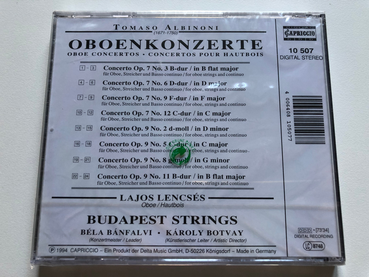 https://cdn10.bigcommerce.com/s-62bdpkt7pb/products/0/images/238287/Albinoni_-_Oboenkonzerte_Oboe_Concertos_Concertos_Pour_Hautbois_Op.7_9_Lajos_Lencss_Budapest_Strings_Capriccio_Digital_Audio_CD_1994_Stereo_10_507_2__15528.1657617286.1280.1280.JPG?c=2&_gl=1*1sjw80h*_ga*MjA2NTIxMjE2MC4xNTkwNTEyNTMy*_ga_WS2VZYPC6G*MTY1NzYxNTQwNi40ODAuMS4xNjU3NjE3MDQwLjQ0
