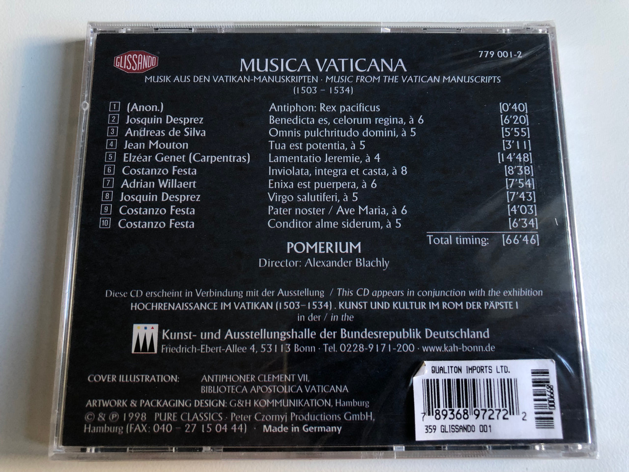 https://cdn10.bigcommerce.com/s-62bdpkt7pb/products/0/images/240173/Pomerium_Musica_Vaticana_Glissando_Audio_CD_1988_779_001-2_2__94269.1658162576.1280.1280.JPG?c=2&_gl=1*1u2fasp*_ga*MjA2NTIxMjE2MC4xNTkwNTEyNTMy*_ga_WS2VZYPC6G*MTY1ODE1Mjc4Ni40ODUuMS4xNjU4MTYyMzk4LjUw