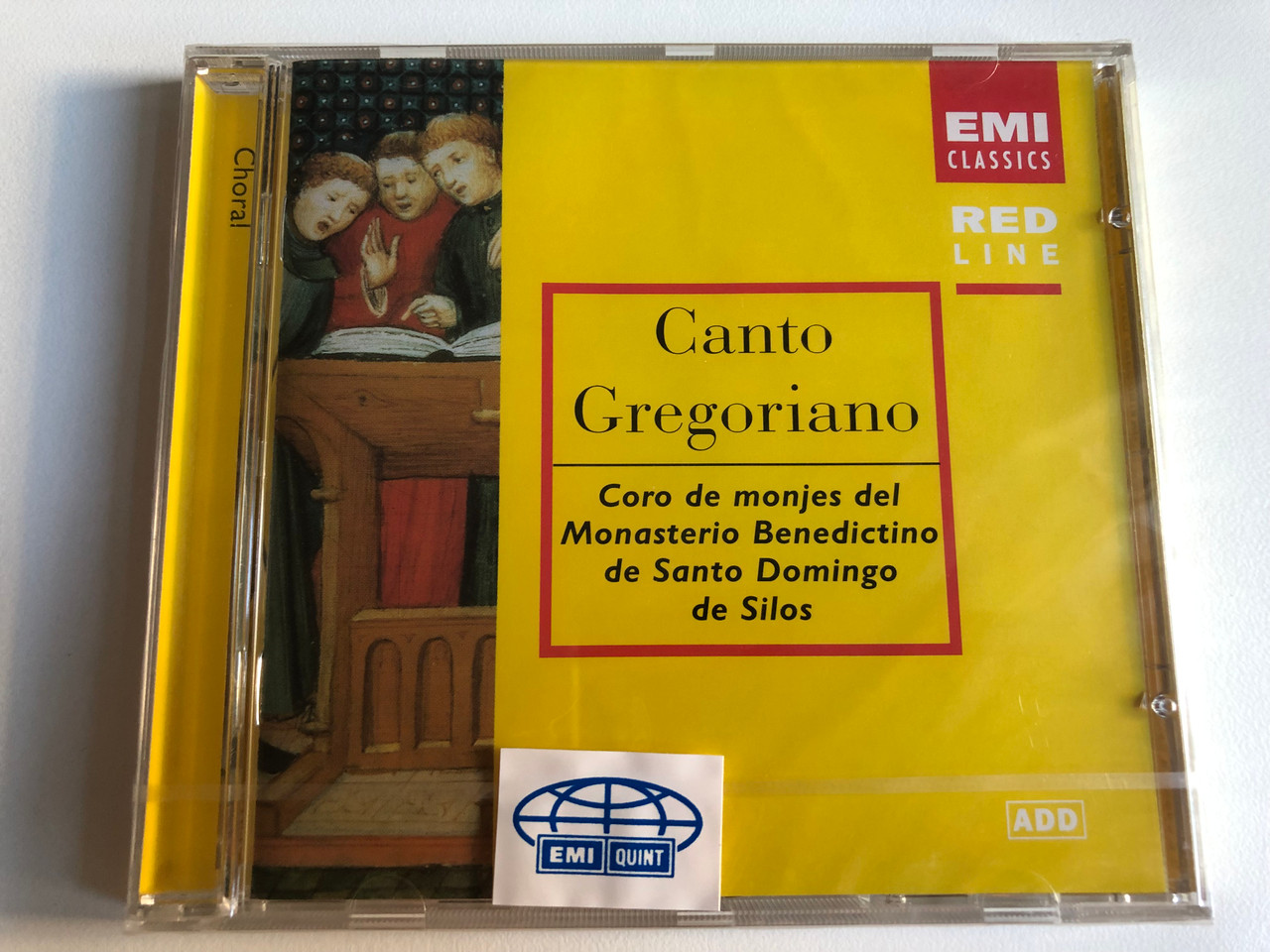https://cdn10.bigcommerce.com/s-62bdpkt7pb/products/0/images/240193/Canto_Gregoriano_-_Coro_De_Monjes_Del_Monasterio_Benedictino_De_Santo_Domingo_De_Silos_Red_Line_EMI_Classics_Audio_CD_724356988026_1__55651.1658163805.1280.1280.JPG?c=2&_gl=1*47riyk*_ga*MjA2NTIxMjE2MC4xNTkwNTEyNTMy*_ga_WS2VZYPC6G*MTY1ODE1Mjc4Ni40ODUuMS4xNjU4MTYzMTY5LjYw