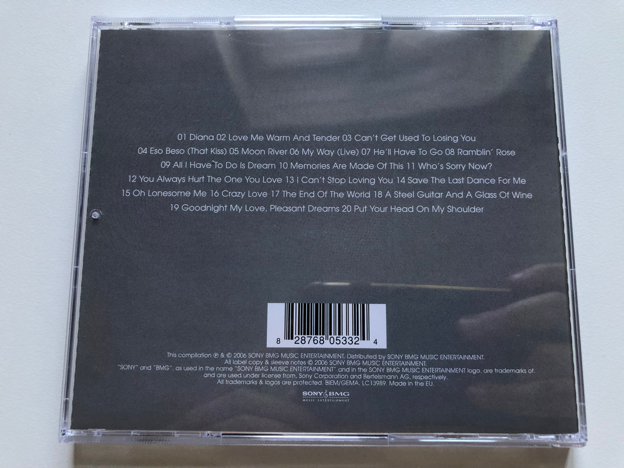 My Way - The Best Of Paul Anka / Sony BMG Music Entertainment Audio CD ...