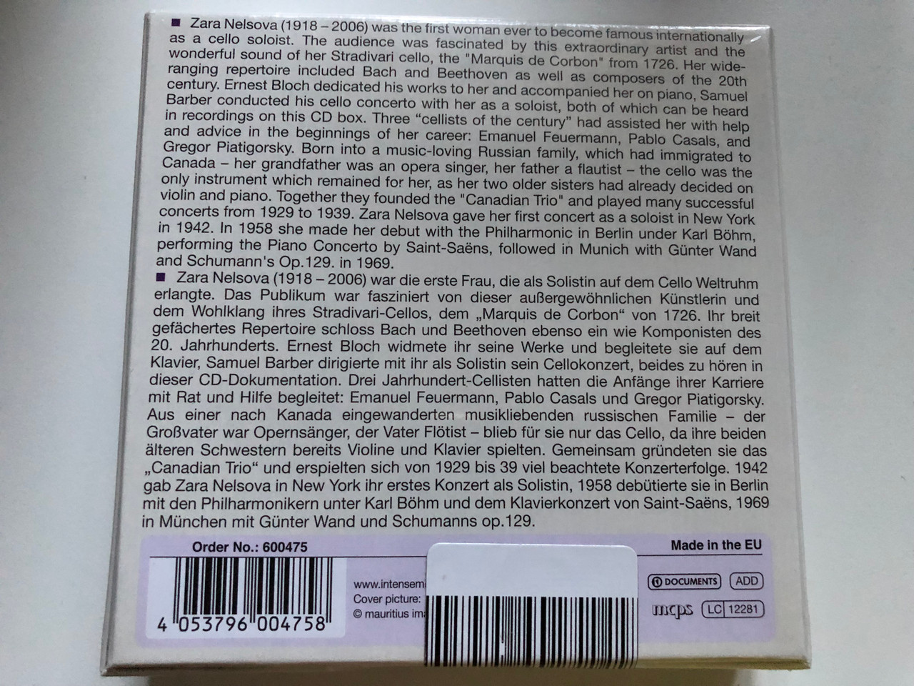 https://cdn10.bigcommerce.com/s-62bdpkt7pb/products/0/images/241491/Zara_Nelsova_-_The_Cello_Queen_Bach_Barber_Beethoven_Bloch_Boocherini_Brahms_Dvorak_Kodaly_Lalo_Milhaud_Rachmaninov_Reger_Saint-Saens_Schumann_10_CDs_Incl._9_Original_Album__14539.1658502768.1280.1280.JPG?c=2&_gl=1*7bds8c*_ga*MjA2NTIxMjE2MC4xNTkwNTEyNTMy*_ga_WS2VZYPC6G*MTY1ODQ5NTQ2MC40OTUuMS4xNjU4NTAyNTAzLjYw