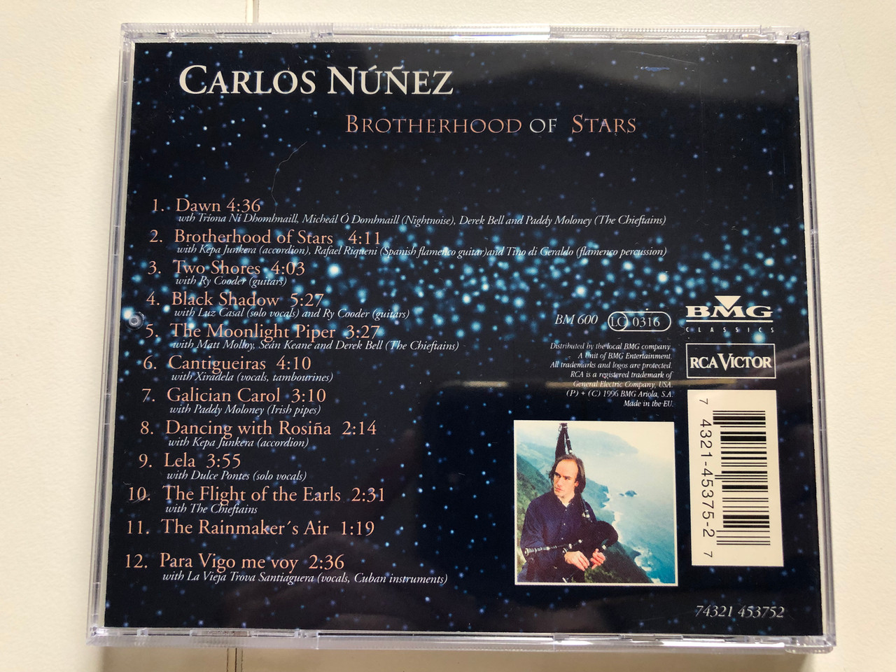 Of　Classics　Stars　Bible　–　My　Brotherhood　CD　in　453752　Audio　74321　Language　BMG　Núñez　Carlos　1996