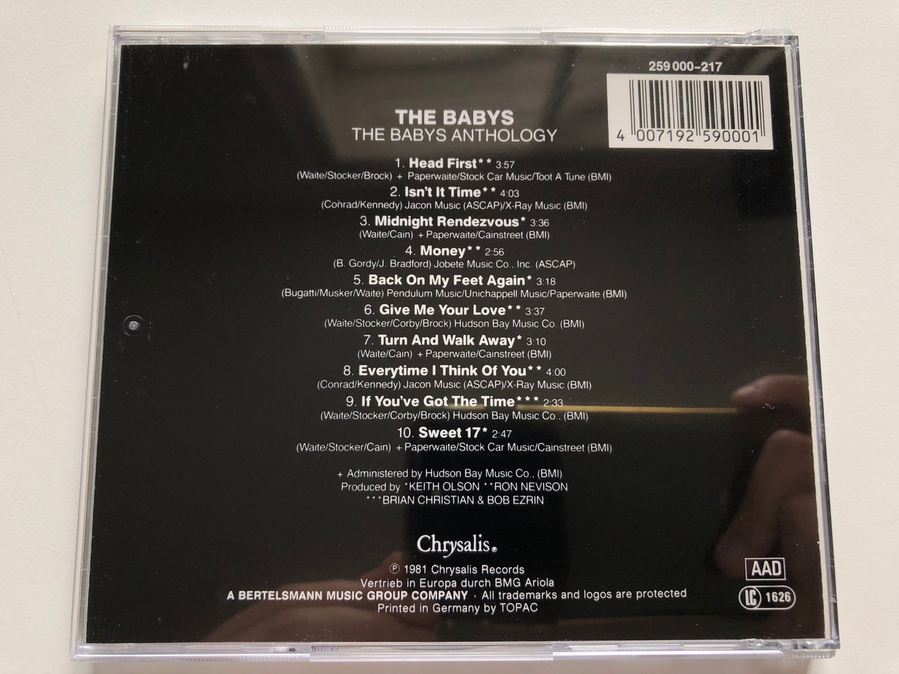 https://cdn10.bigcommerce.com/s-62bdpkt7pb/products/0/images/250988/The_Babys_Anthology_Including_Every_Time_I_Think_Of_You_Chrysalis_Audio_CD_259_000-217_7__85940.1661323513.1280.1280.JPG?c=2&_gl=1*g5w5eb*_ga*MjA2NTIxMjE2MC4xNTkwNTEyNTMy*_ga_WS2VZYPC6G*MTY2MTMxOTg5Ni41MzYuMS4xNjYxMzIzMDYxLjM2LjAuMA..