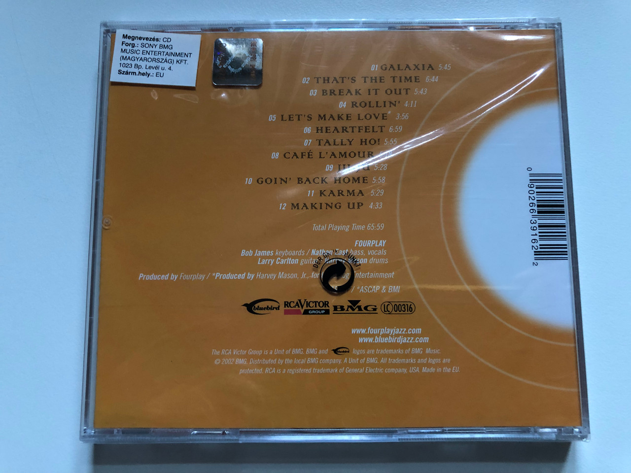 Fourplay - Heartfelt / Bluebird Audio CD 2002 / 09026 63916 2 ...