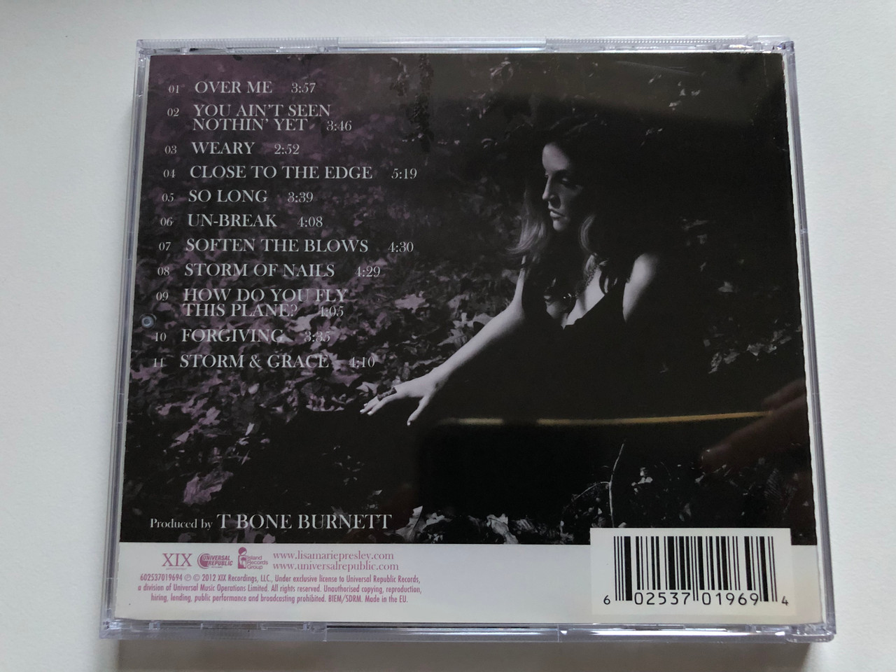 Lisa Marie Presley – Storm & Grace / XIX Recordings Audio CD 2012 / ...