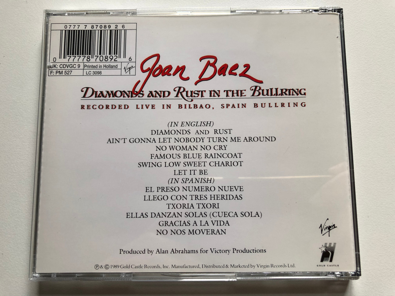 https://cdn10.bigcommerce.com/s-62bdpkt7pb/products/0/images/255963/Joan_Baez_Diamonds_And_Rust_In_The_Bullring_Gold_Castle_Audio_CD_1989_Stereo_CDVGC9_4__91685.1665506843.1280.1280.JPG?c=2&_gl=1*8mws3k*_ga*MjA2NTIxMjE2MC4xNTkwNTEyNTMy*_ga_WS2VZYPC6G*MTY2NTQ5NDYwOS41ODkuMS4xNjY1NTA2NzIyLjUxLjAuMA..