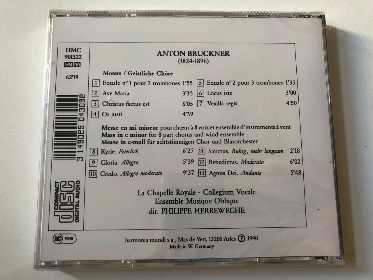 https://cdn10.bigcommerce.com/s-62bdpkt7pb/products/0/images/259061/Bruckner_-_Messe_en_mi_mineur_Motets_La_Chapelle_Royale_Ensemble_Musique_Oblique_Philippe_Herreweghe_Harmonia_Mundi_France_Audio_CD_1990_HMC_901322_2__14500.1669049837.1280.1280.JPG?c=2&_gl=1*9u0olo*_ga*MjA2NTIxMjE2MC4xNTkwNTEyNTMy*_ga_WS2VZYPC6G*MTY2OTA0ODMxMS42MzYuMS4xNjY5MDQ5NTg0LjQzLjAuMA..