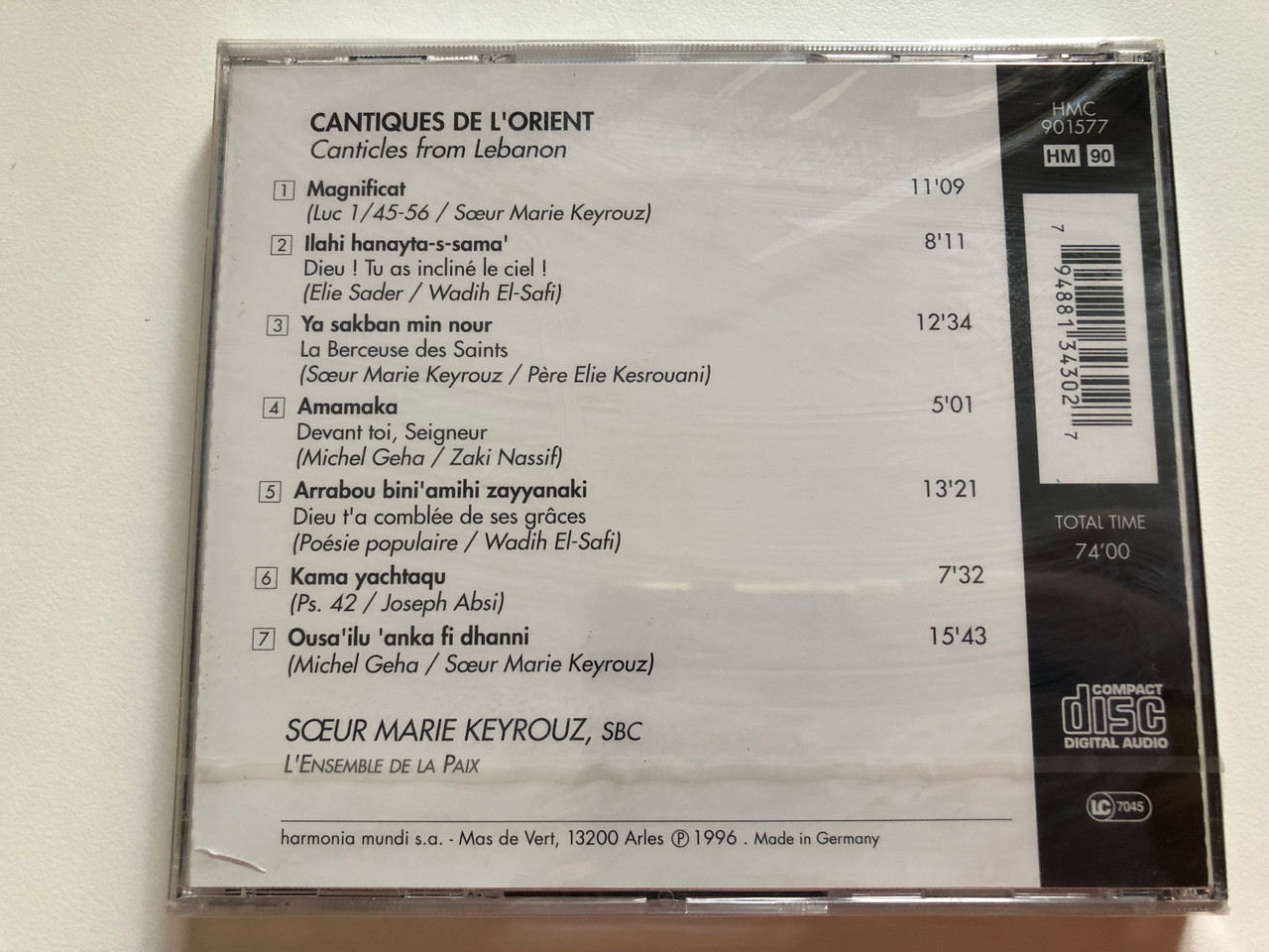 https://cdn10.bigcommerce.com/s-62bdpkt7pb/products/0/images/259366/Sur_Marie_Keyrouz_S._B._C._Cantiques_De_LOrient_Harmonia_Mundi_France_Audio_CD_1996_HMC_901577_2__94695.1669223502.1280.1280.JPG?c=2&_gl=1*1qlw425*_ga*MjA2NTIxMjE2MC4xNTkwNTEyNTMy*_ga_WS2VZYPC6G*MTY2OTIyMTAyMS42NDAuMS4xNjY5MjIzMzc0LjUyLjAuMA..
