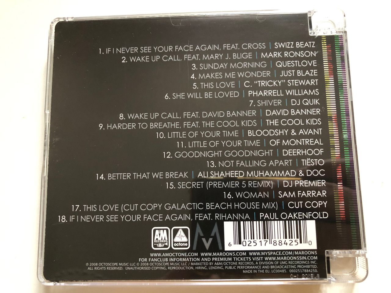 https://cdn10.bigcommerce.com/s-62bdpkt7pb/products/0/images/262032/Maroon_5_Call_And_Response_The_Remix_Album_AM_Octone_Records_Audio_CD_2008_0602517884250_2__37488.1672037606.1280.1280.JPG?c=2&_gl=1*1eameyz*_ga*MjA2NTIxMjE2MC4xNTkwNTEyNTMy*_ga_WS2VZYPC6G*MTY3MjAzNTE3OC42ODYuMS4xNjcyMDM3MDk4LjQ1LjAuMA..