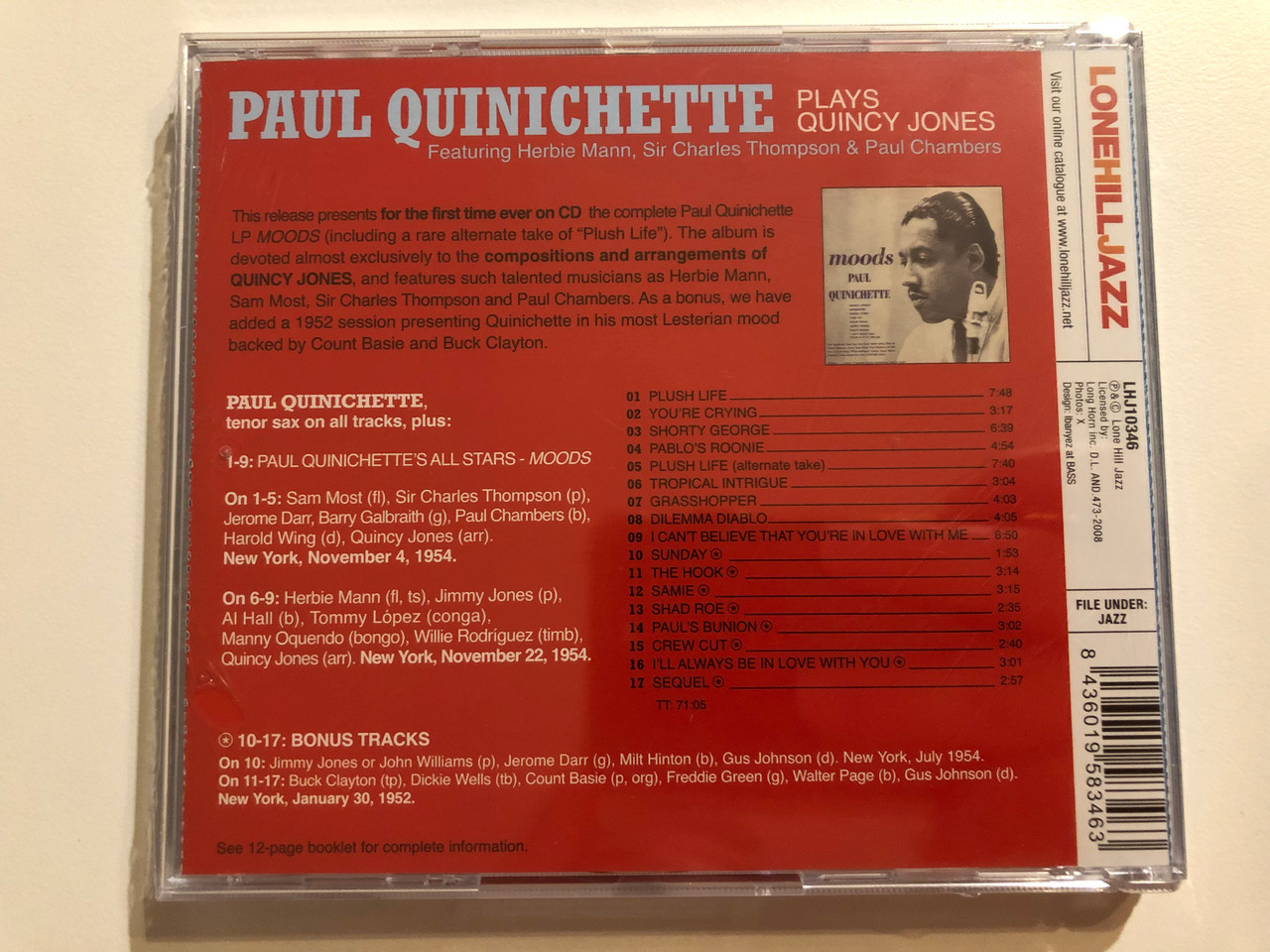 https://cdn10.bigcommerce.com/s-62bdpkt7pb/products/0/images/264332/Paul_Quinichette_Plays_Quincy_Jones_Lone_Hill_Jazz_Audio_CD_2008_LHJ10346_2__88050.1674037441.1280.1280.JPG?c=2&_gl=1*1wskiyj*_ga*MjA2NTIxMjE2MC4xNTkwNTEyNTMy*_ga_WS2VZYPC6G*MTY3NDAzMDkzMi43MTguMS4xNjc0MDM3MzUzLjU5LjAuMA..