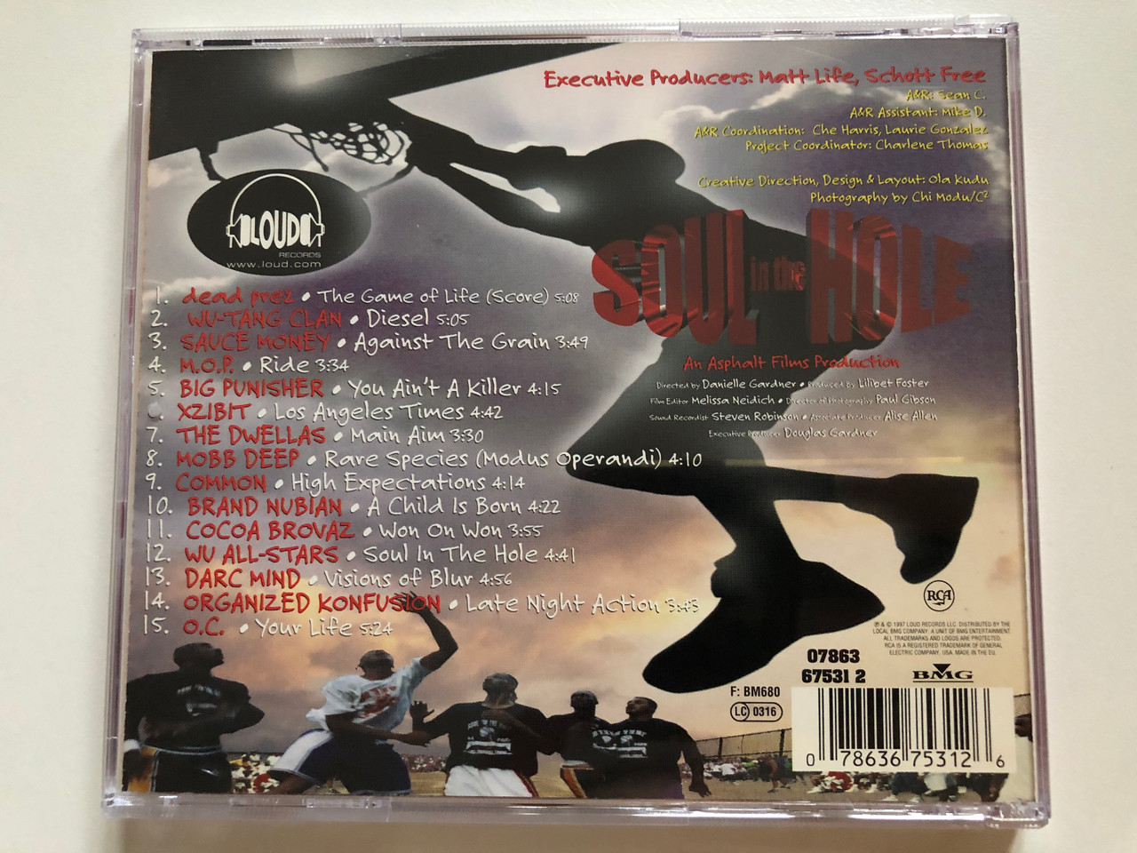 https://cdn10.bigcommerce.com/s-62bdpkt7pb/products/0/images/265003/Soul_In_The_Hole_-_Featuring_New_Music_From_Wu-Tang_Clan_Brand_Nubian_Mobb_Deep_O._C._Cocoa_Brovaz_M._O._P._The_Dwellas_Xzibit_Common_Dead_Prez_Big_Punisher_Sauce_Money_RCA_Audi_4__55458.1674807543.1280.1280.JPG?c=2&_gl=1*1nhs4pg*_ga*MjA2NTIxMjE2MC4xNTkwNTEyNTMy*_ga_WS2VZYPC6G*MTY3NDgwMDkyOC43MzMuMS4xNjc0ODA3NTI2LjYwLjAuMA..