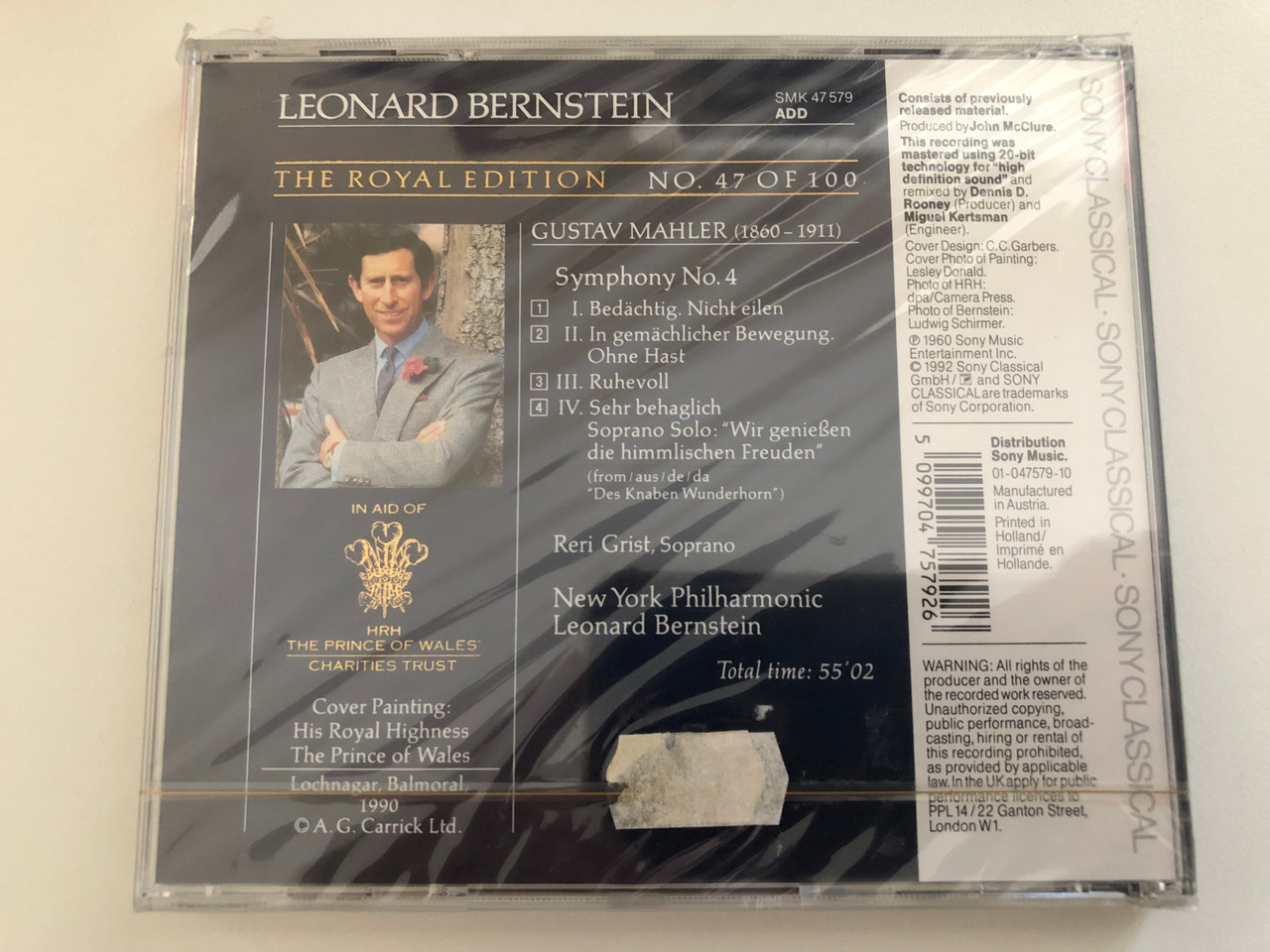 https://cdn10.bigcommerce.com/s-62bdpkt7pb/products/0/images/269323/Leonard_Bernstein_-_Mahler_Symphony_No._4_-_Reri_Grist_New_York_Philharmonic_The_Royal_Edition_No._47_Of_100_Sony_Classical_Audio_CD_1992_SMK_47579_2__40967.1678435946.1280.1280.JPG?c=2&_gl=1*166qmxn*_ga*MjA2NTIxMjE2MC4xNTkwNTEyNTMy*_ga_WS2VZYPC6G*MTY3ODQyOTUzMy44MDAuMS4xNjc4NDM1Njk1LjU3LjAuMA..