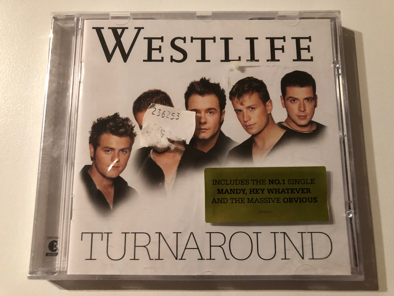 https://cdn10.bigcommerce.com/s-62bdpkt7pb/products/0/images/270475/Westlife_Turnaround_Includes_The_No._1_Single_Mandy_Hey_Whatever_And_the_massive_Obvious_RCA_Audio_CD_2003_82876557412_1__24544.1679641456.1280.1280.JPG?c=2&_gl=1*1mn75pe*_ga*MjA2NTIxMjE2MC4xNTkwNTEyNTMy*_ga_WS2VZYPC6G*MTY3OTYzODIwNi44MjAuMS4xNjc5NjQxNDE1LjM5LjAuMA..