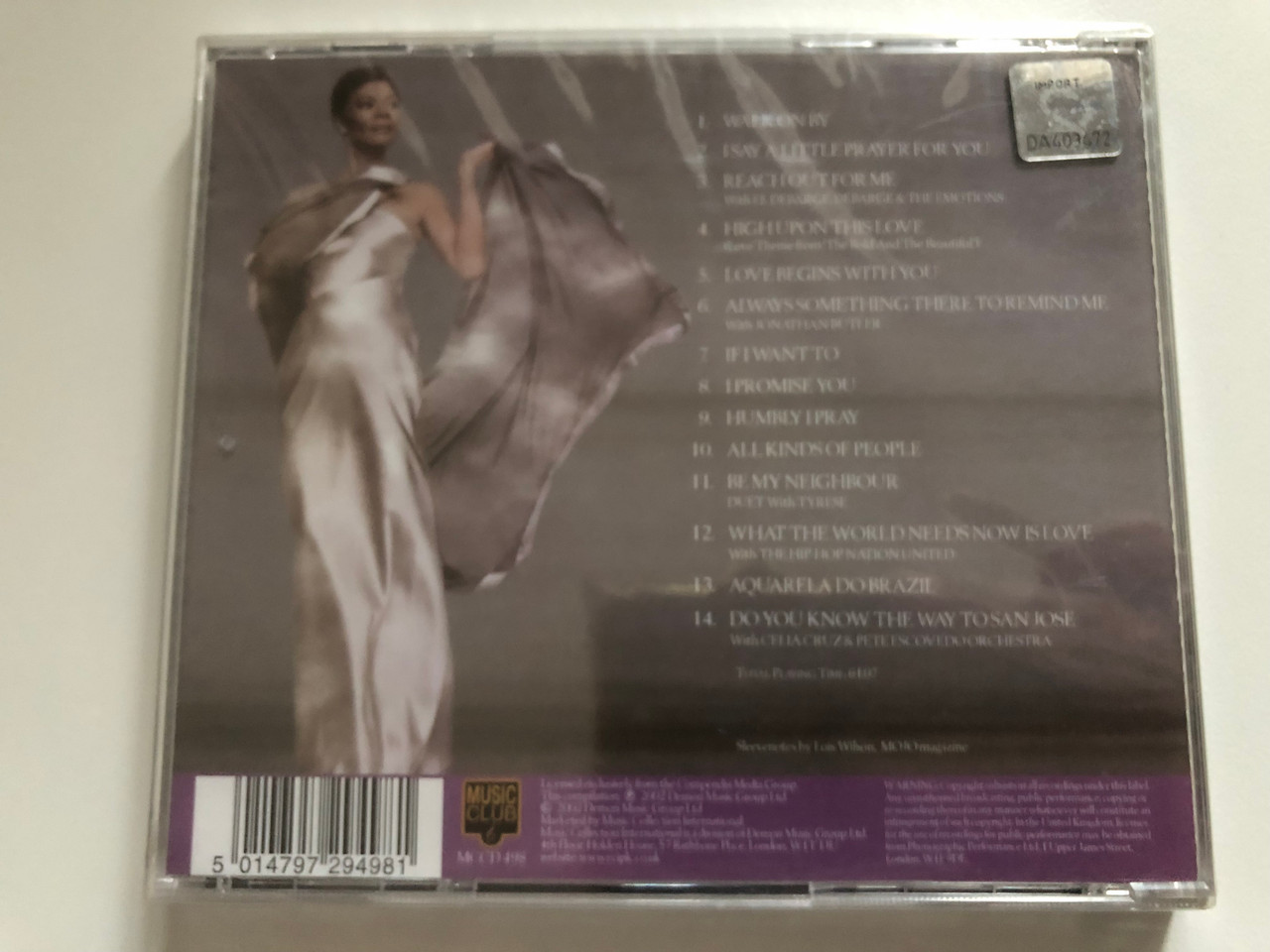 Dionne Warwick – Dionne Sings Dionne / Featuring Special Guests: Celia ...