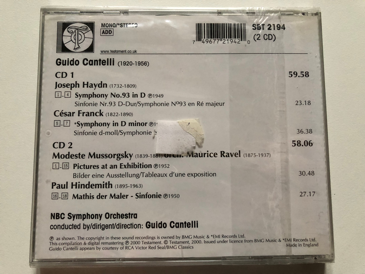 https://cdn10.bigcommerce.com/s-62bdpkt7pb/products/0/images/272587/Gudio_Cantelli_-_The_NBC_Studio_Recordings_1949-1954_-_Haydn_Franck_MussorgskyRavel_Hindemith_Testament_2x_Audio_CD_2000_Mono_Stereo_SBT_2194_2__69369.1681397700.1280.1280.JPG?c=2&_gl=1*1umco0v*_ga*MjA2NTIxMjE2MC4xNTkwNTEyNTMy*_ga_WS2VZYPC6G*MTY4MTM5NjQ3OC44NDYuMS4xNjgxMzk3MTkzLjEwLjAuMA..