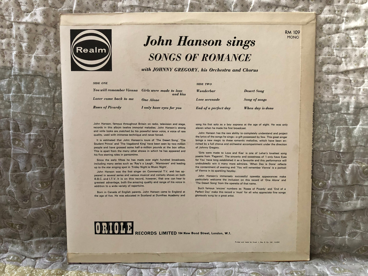 https://cdn10.bigcommerce.com/s-62bdpkt7pb/products/0/images/274630/John_Hanson_Songs_Of_Romance_with_Johnny_Gregory_his_Orchestra_and_Chorus_You_Will_Remember_Vienna_Lover_Come_Back_To_Me_Roses_Of_Picardy_Girls_Were_Made_To_Love_And_Kiss_One_Alone_I_Only_Have_Ey__37395.1684142137.1280.1280.JPG?c=2&_gl=1*1yi9byw*_ga*MjA2NTIxMjE2MC4xNTkwNTEyNTMy*_ga_WS2VZYPC6G*MTY4NDEyODE3OC44OTQuMS4xNjg0MTQxODE2LjU3LjAuMA..