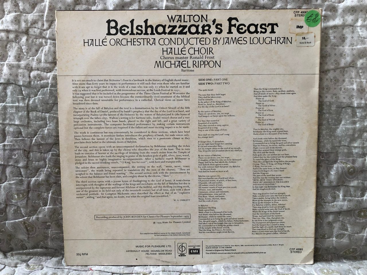 https://cdn10.bigcommerce.com/s-62bdpkt7pb/products/0/images/275188/Walton_Belshazzars_Feast_-_Hall_Orchestra_Hall_Choir_Michael_Rippon_Conducted_By_James_Loughran_Classics_for_Pleasure_LP_Stereo_1974_CFP_40063_2__97598.1684834028.1280.1280.JPG?c=2&_gl=1*1rvew7a*_ga*MjA2NTIxMjE2MC4xNTkwNTEyNTMy*_ga_WS2VZYPC6G*MTY4NDgzMDY5Ni45MDcuMS4xNjg0ODMzNTEzLjUwLjAuMA..