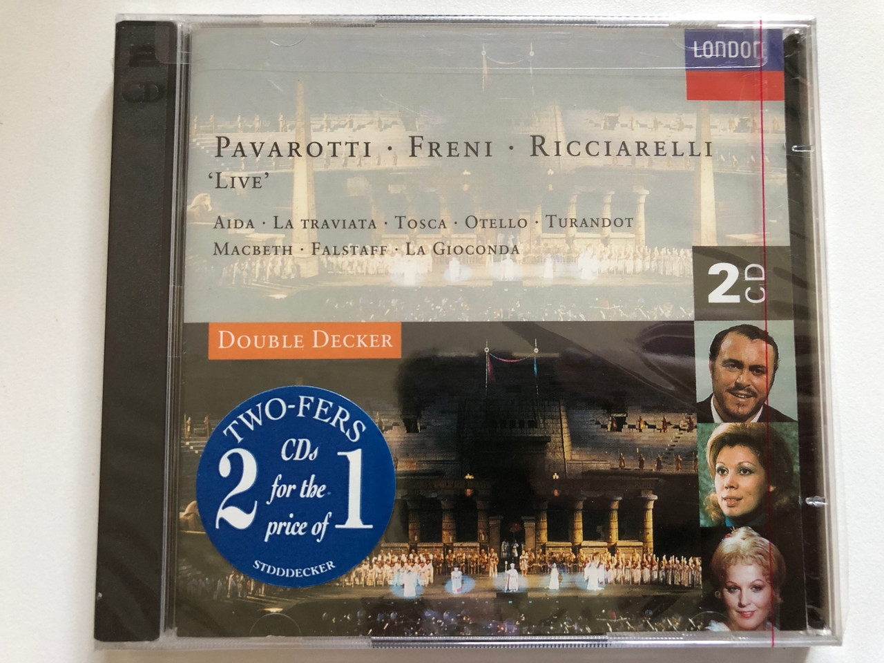 https://cdn10.bigcommerce.com/s-62bdpkt7pb/products/0/images/275372/Pavarotti_Freni_Ricciarelli_Live_Aida_La_Traviata_Tosca_Otello_Turandot_Macbeth_Falstaff_La_Gioconda_Double_Decker_London_Records_2x_Audio_CD_1994_443_018-2_1__75174.1685034823.1280.1280.JPG?c=2&_gl=1*1ibiz9t*_ga*MjA2NTIxMjE2MC4xNTkwNTEyNTMy*_ga_WS2VZYPC6G*MTY4NTAyNzE1OC45MTEuMS4xNjg1MDM0NDQ0LjYwLjAuMA..