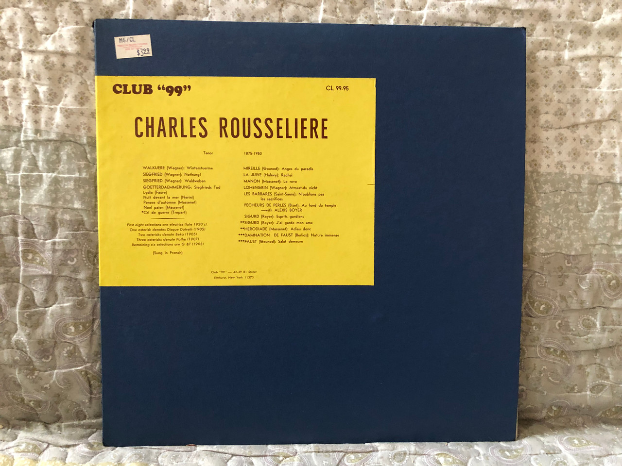 https://cdn10.bigcommerce.com/s-62bdpkt7pb/products/0/images/275623/Charles_Rousseliere_Tenor_1875-1950_Club_99_LP_CL_99-95_1__90348.1685360876.1280.1280.JPG?c=2&_gl=1*1dc5m5*_ga*MjA2NTIxMjE2MC4xNTkwNTEyNTMy*_ga_WS2VZYPC6G*MTY4NTM1NTM2NS45MTUuMS4xNjg1MzYwNzYxLjU0LjAuMA..