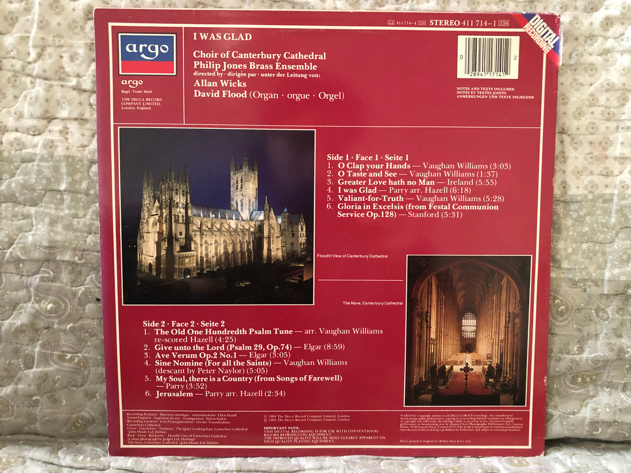 https://cdn10.bigcommerce.com/s-62bdpkt7pb/products/0/images/276732/I_Was_Glad_Parry_Vaughan_Williams_Elgar_Choir_Of_Canterbury_Cathedral_Philip_Jones_Brass_Ensemble_Allan_Wicks_Argo_LP_Stereo_1984_411_714-1_2__13803.1686909126.1280.1280.JPG?c=2&_gl=1*3kf18z*_ga*MjA2NTIxMjE2MC4xNTkwNTEyNTMy*_ga_WS2VZYPC6G*MTY4NjkwODM2Ny45NDkuMS4xNjg2OTA4ODY3LjU3LjAuMA..
