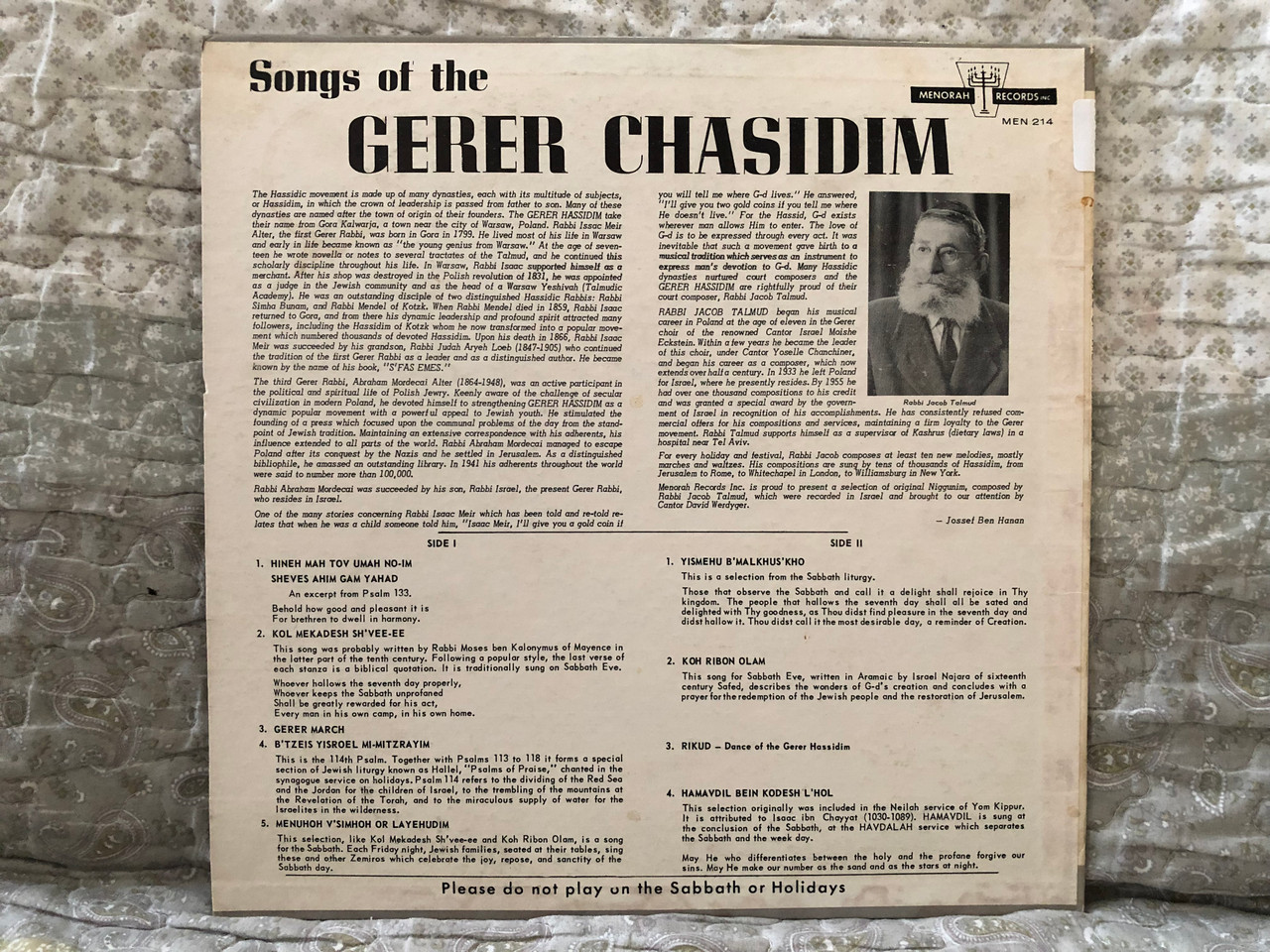 https://cdn10.bigcommerce.com/s-62bdpkt7pb/products/0/images/276952/Songs_Of_The_Gerer_Chasidim_-_Composed_by_Yankel_Talmud_Menorah_Records_LP_MEN_214_2__55977.1687157286.1280.1280.JPG?c=2&_gl=1*77t65m*_ga*MjA2NTIxMjE2MC4xNTkwNTEyNTMy*_ga_WS2VZYPC6G*MTY4NzE1MzI4NC45NTEuMS4xNjg3MTU3MjQyLjYwLjAuMA..