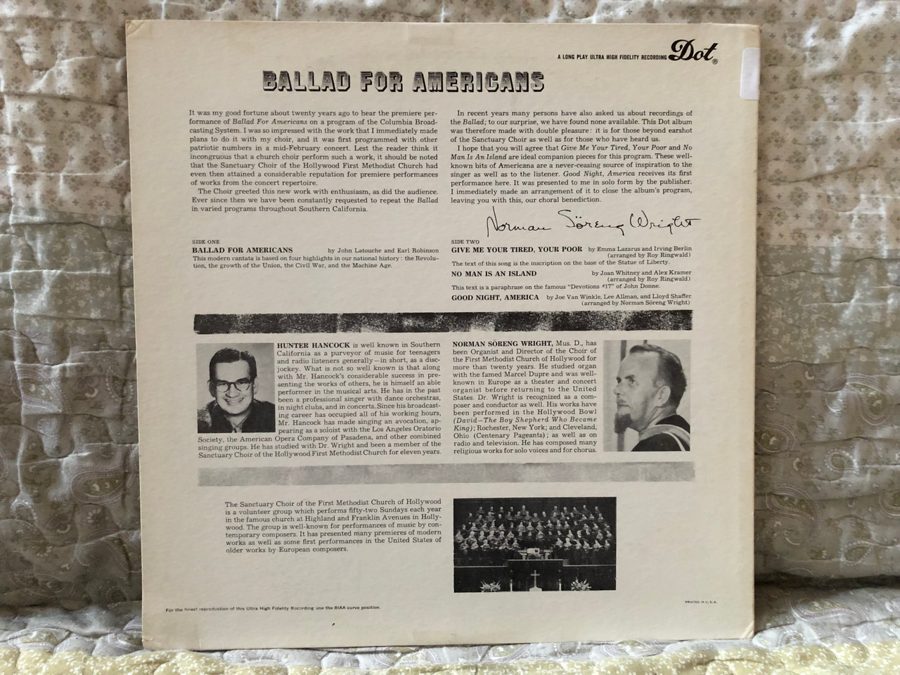https://cdn10.bigcommerce.com/s-62bdpkt7pb/products/0/images/277557/Ballad_For_Americans_-_Hunter_Hancock_soloist_Dr._Norman_Soreng_Wright_and_the_Sanctuary_Choir_of_the_Hollywood_First_Methodist_Church_Dot_Records_LP_DLP_3171_2__82448.1687337929.1280.1280.JPG?c=2&_gl=1*1apjdci*_ga*MjA2NTIxMjE2MC4xNTkwNTEyNTMy*_ga_WS2VZYPC6G*MTY4NzMyNDM4Mi45NTcuMS4xNjg3MzM3ODkxLjYwLjAuMA..