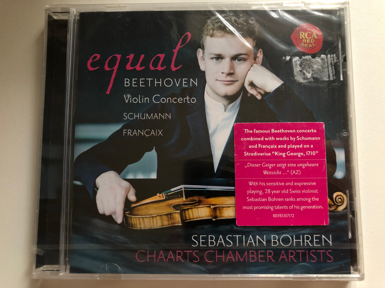 https://cdn10.bigcommerce.com/s-62bdpkt7pb/products/0/images/283555/Equal_Beethoven_Viollin_Concerto_Schumann_Francaix_-_Sebastian_Bohren_CHAARTS_Chamber_Artists_RCA_Red_Seal_Audio_CD_2016_88985317172_1__47141.1689325533.1280.1280.JPG?c=2&_gl=1*671tmp*_ga*MjA2NTIxMjE2MC4xNTkwNTEyNTMy*_ga_WS2VZYPC6G*MTY4OTMxNTc2OS45ODUuMS4xNjg5MzI1NTI0LjYwLjAuMA..