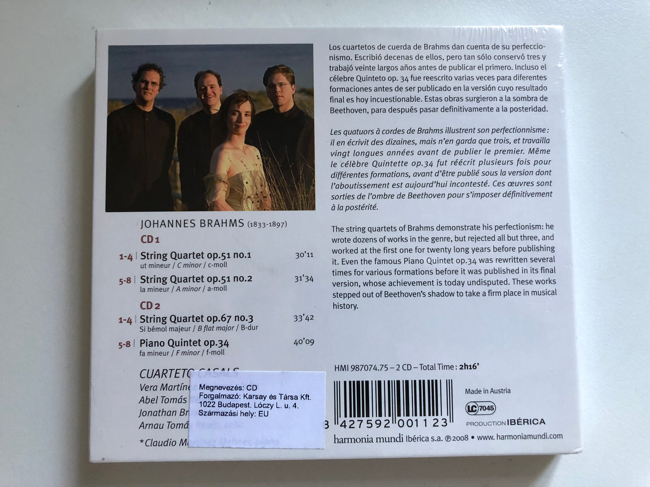 https://cdn10.bigcommerce.com/s-62bdpkt7pb/products/0/images/288979/Brahms_The_String_Quarters_-_Piano_Quintet_Op._34_Cuarteto_Casals_Claudio_Martinez_Mehner_piano_Harmonia_Mundi_2x_Audio_CD_2008_HMI_987074_3__52858.1690817054.1280.1280.JPG?c=2&_gl=1*1fos4bs*_ga*MjA2NTIxMjE2MC4xNTkwNTEyNTMy*_ga_WS2VZYPC6G*MTY5MDgxMjE0NC4xMDAyLjEuMTY5MDgxNjg0OC41Ni4wLjA.