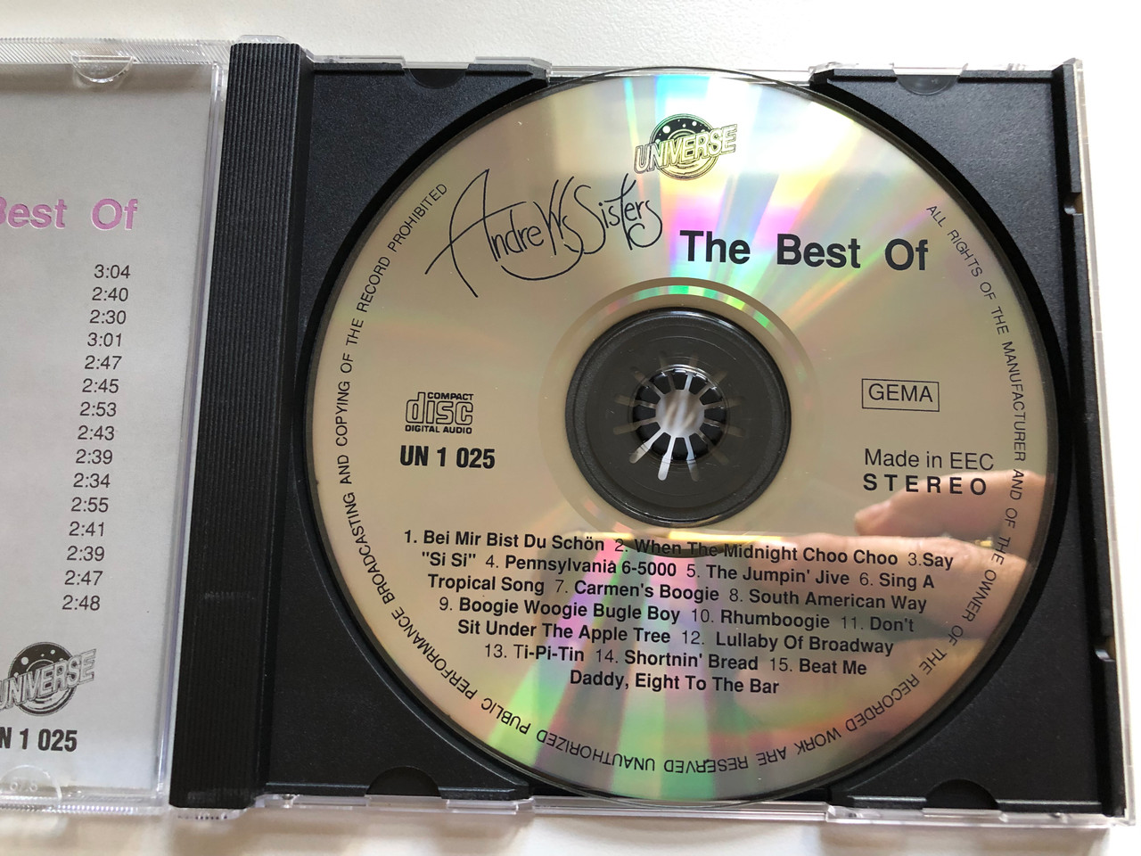 https://cdn10.bigcommerce.com/s-62bdpkt7pb/products/0/images/290292/The_Best_Of_Andrews_Sisters_Universe_Audio_CD_Stereo_UN_1_025_3__43877.1691159336.1280.1280.JPG?c=2&_gl=1*1vum14l*_ga*MjA2NTIxMjE2MC4xNTkwNTEyNTMy*_ga_WS2VZYPC6G*MTY5MTE1Njg1My4xMDA2LjEuMTY5MTE1OTI4Mi42MC4wLjA.