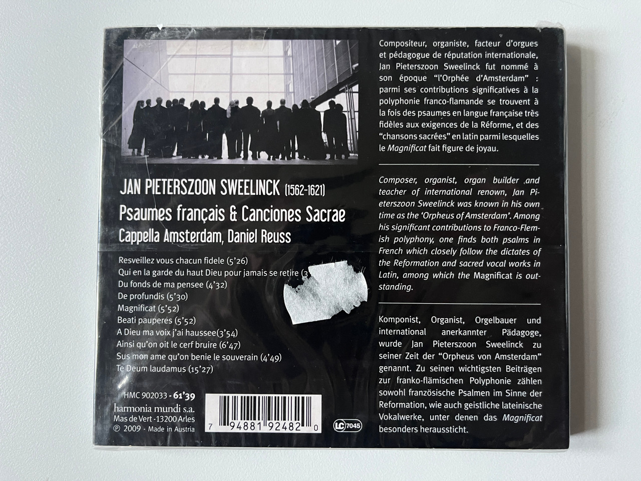 https://cdn10.bigcommerce.com/s-62bdpkt7pb/products/0/images/291342/Sweelinck_Psaumes_Franais_Canciones_Sacrae_-_Cappella_Amsterdam_Daniel_Reuss_Harmonia_Mundi_Audio_CD_2009_HMC_902033_2__11314.1691385733.1280.1280.jpg?c=2&_gl=1*mbvm8m*_ga*MjA2NTIxMjE2MC4xNTkwNTEyNTMy*_ga_WS2VZYPC6G*MTY5MTM4MjM1Ni4xMDA3LjEuMTY5MTM4NTM0Mi41Ny4wLjA.