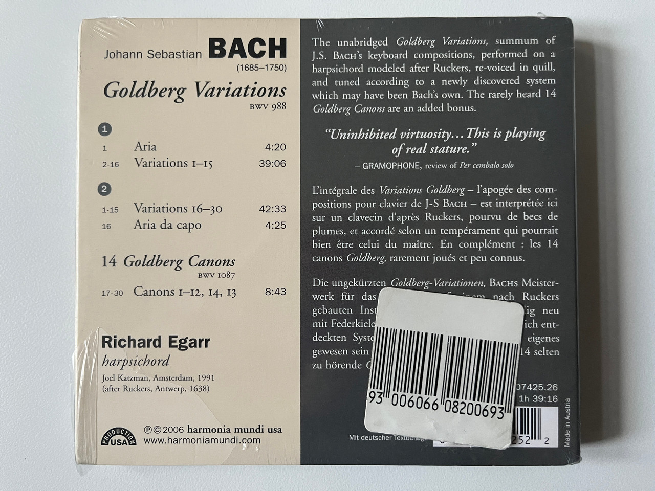 https://cdn10.bigcommerce.com/s-62bdpkt7pb/products/0/images/291374/Bach_Goldberg_Variations_14_Canons_-_Richard_Egarr_harpsichord_Harmonia_Mundi_USA_2x_Audio_CD_2006_HMU_907425_2__88504.1691388301.1280.1280.jpg?c=2&_gl=1*u6l2gh*_ga*MjA2NTIxMjE2MC4xNTkwNTEyNTMy*_ga_WS2VZYPC6G*MTY5MTM4MjM1Ni4xMDA3LjEuMTY5MTM4ODI2Mi42MC4wLjA.
