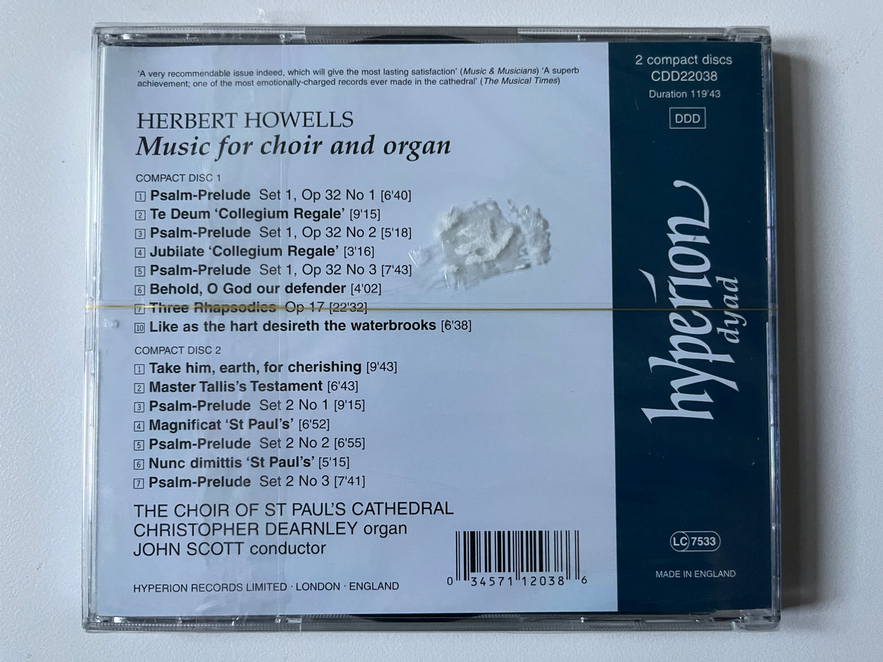 https://cdn10.bigcommerce.com/s-62bdpkt7pb/products/0/images/291986/The_St_Pauls_Service_and_other_music_by_Herbert_Howells_-_St_Pauls_Cathedral_Choir_John_Scott_Christopher_Dearnley_Hyperion_2x_Audio_CD_CDD22038_2__11144.1691509225.1280.1280.jpg?c=2&_gl=1*xyzdwp*_ga*MjA2NTIxMjE2MC4xNTkwNTEyNTMy*_ga_WS2VZYPC6G*MTY5MTUwNzU5NS4xMDExLjEuMTY5MTUwODUwNy40NC4wLjA.