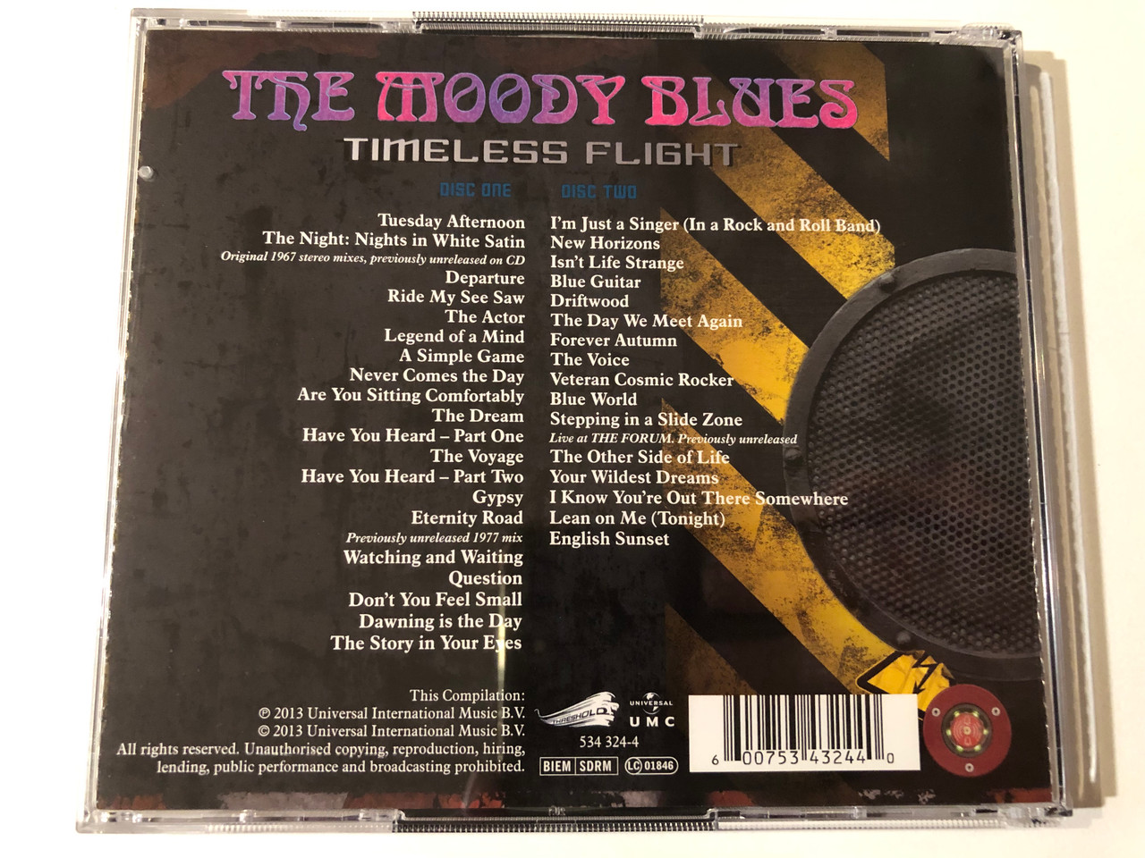 https://cdn10.bigcommerce.com/s-62bdpkt7pb/products/0/images/293684/The_Moody_Blues_Timeless_Flight_-_The_Voyage_Continues_-_1967-2013_Threshold_2x_Audio_CD_2013_534_324-4_2__27210.1692189532.1280.1280.JPG?c=2&_gl=1*agughg*_ga*MjA2NTIxMjE2MC4xNTkwNTEyNTMy*_ga_WS2VZYPC6G*MTY5MjE4OTA1NS4xMDMwLjEuMTY5MjE4OTE5Mi4yNC4wLjA.