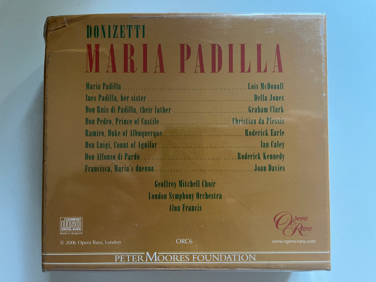 https://cdn10.bigcommerce.com/s-62bdpkt7pb/products/0/images/294704/Donizetti_Maria_Padilla_-_Lois_McDonall_Christian_Du_Plessis_Della_Jones_Graham_Clark_London_Symphony_Orchestra_Alun_Francis_Peter_Moores_Foundation_Opera_Rara_3x_Audio_CD_Box_Set_2_4__94337.1692606047.1280.1280.JPG?c=2&_gl=1*18lmqje*_ga*MjA2NTIxMjE2MC4xNTkwNTEyNTMy*_ga_WS2VZYPC6G*MTY5MjYwMjgwOS4xMDM4LjEuMTY5MjYwNTM4OC40MC4wLjA.