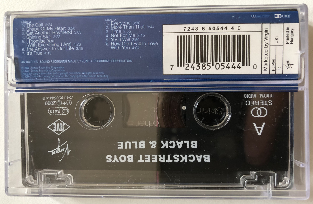 Backstreet Boys – Black & Blue / Jive Audio Cassette 2000