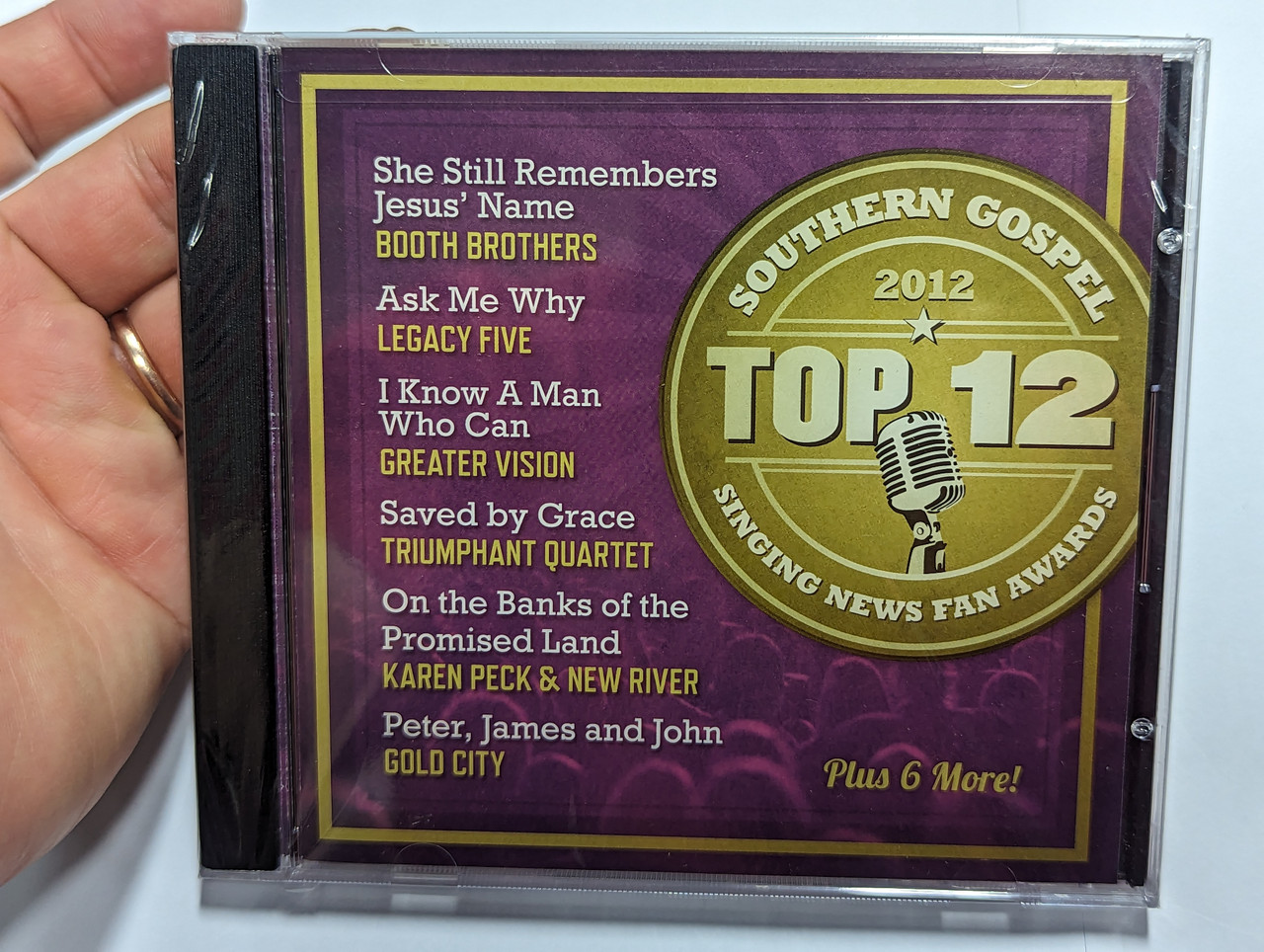 https://cdn10.bigcommerce.com/s-62bdpkt7pb/products/0/images/303417/Singing_News_Fan_Awards_Top_12_Southern_Gospel_Songs_Of_2012_She_Still_Remembers_Jesus_Name_-_Booth_Brothers_Ask_Me_Why_-_Legacy_Five_I_Know_A_Man_Who_Can_-_Greater_Vision_Saved_by_Grace_1__10609.1697040392.1280.1280.jpg?c=2&_gl=1*96m6am*_ga*MjA2NTIxMjE2MC4xNTkwNTEyNTMy*_ga_WS2VZYPC6G*MTY5NzAyOTYwNy4xMDk3LjEuMTY5NzA0MDE2Ny41OC4wLjA.