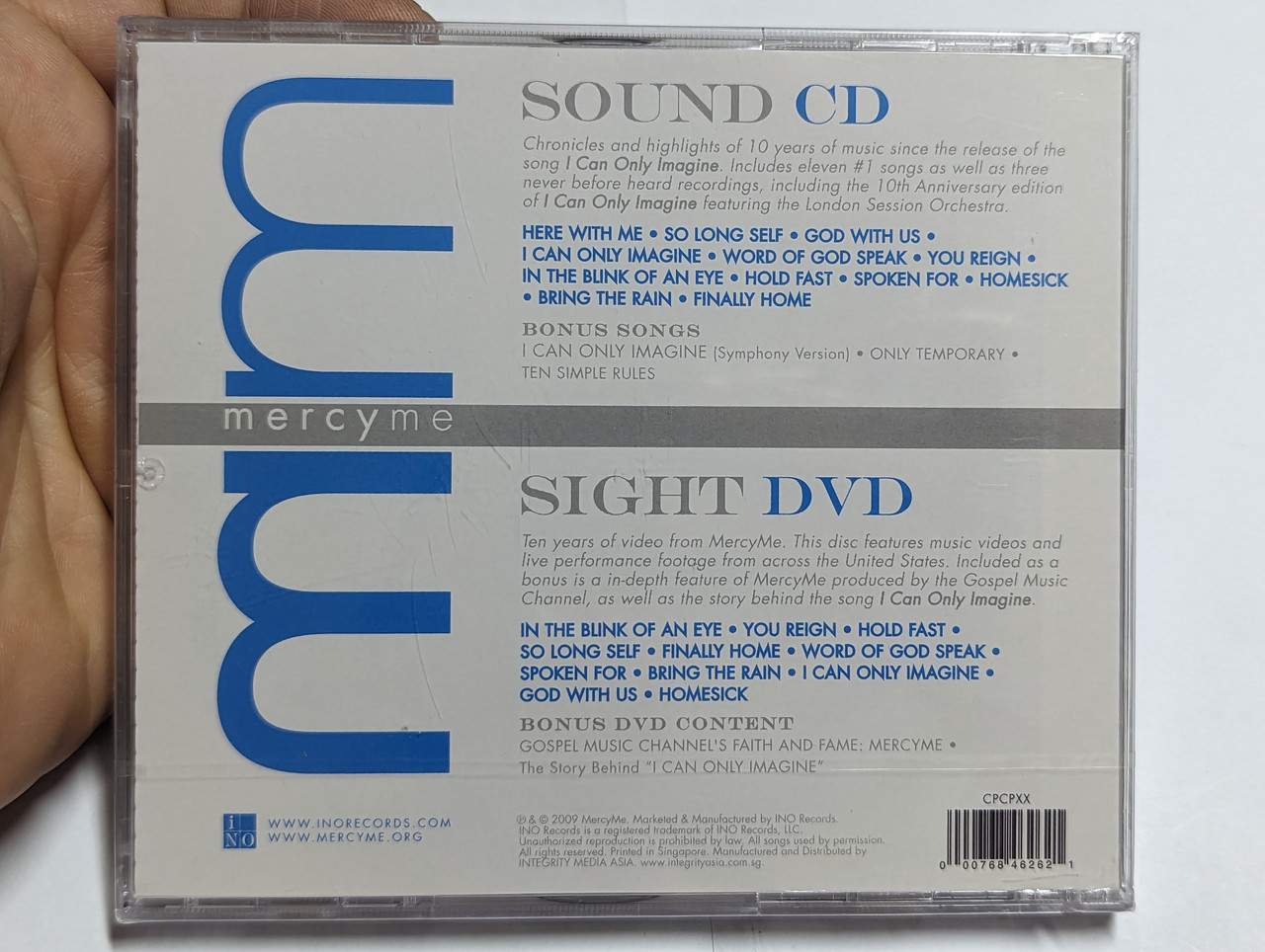 https://cdn10.bigcommerce.com/s-62bdpkt7pb/products/0/images/303954/MercyMe_10_INO_Records_Audio_CD_DVD_2009_000768462621_2__28602.1697444203.1280.1280.jpg?c=2&_gl=1*140sffj*_ga*MjA2NTIxMjE2MC4xNTkwNTEyNTMy*_ga_WS2VZYPC6G*MTY5NzQzMDkyOS4xMTA0LjEuMTY5NzQ0NDIzMy42MC4wLjA.