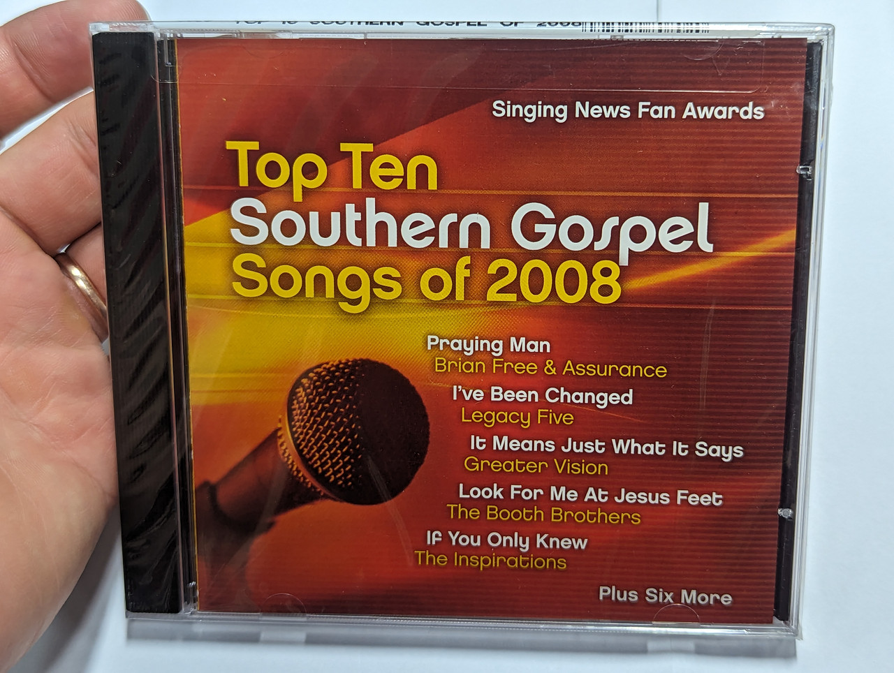 https://cdn10.bigcommerce.com/s-62bdpkt7pb/products/0/images/304470/Top_Ten_Southern_Gospel_Songs_Of_2008_-_Praying_Man_Brian_Free_Assurance_Ive_Been_Changed_Legacy_Five_It_Means_Just_What_It_Says_Greater_Vision_Look_For_Me_At_Jesus_Feet_The_Booth_Broth_1__12104.1697696679.1280.1280.jpg?c=2&_gl=1*fpnz5f*_ga*MjA2NTIxMjE2MC4xNTkwNTEyNTMy*_ga_WS2VZYPC6G*MTY5NzY5MDU3OC4xMTA5LjEuMTY5NzY5NjI4NC42MC4wLjA.
