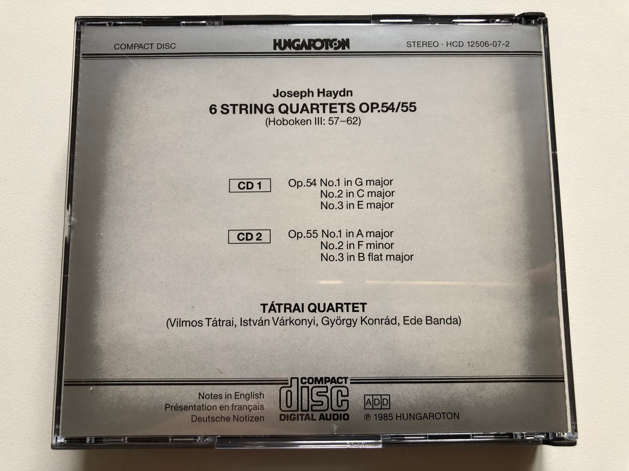 https://cdn10.bigcommerce.com/s-62bdpkt7pb/products/0/images/305874/Joseph_Haydn_Six_String_Quartets_Opp._5455_-_Ttrai_Quartet_Hungaroton_2x_Audio_CD_Stereo_1985_HCD12506-07-2_9__90041.1698071902.1280.1280.JPG?c=2&_gl=1*e7m9zu*_ga*MjA2NTIxMjE2MC4xNTkwNTEyNTMy*_ga_WS2VZYPC6G*MTY5ODA1ODgyOC4xMTExLjEuMTY5ODA3MTgxNi42MC4wLjA.