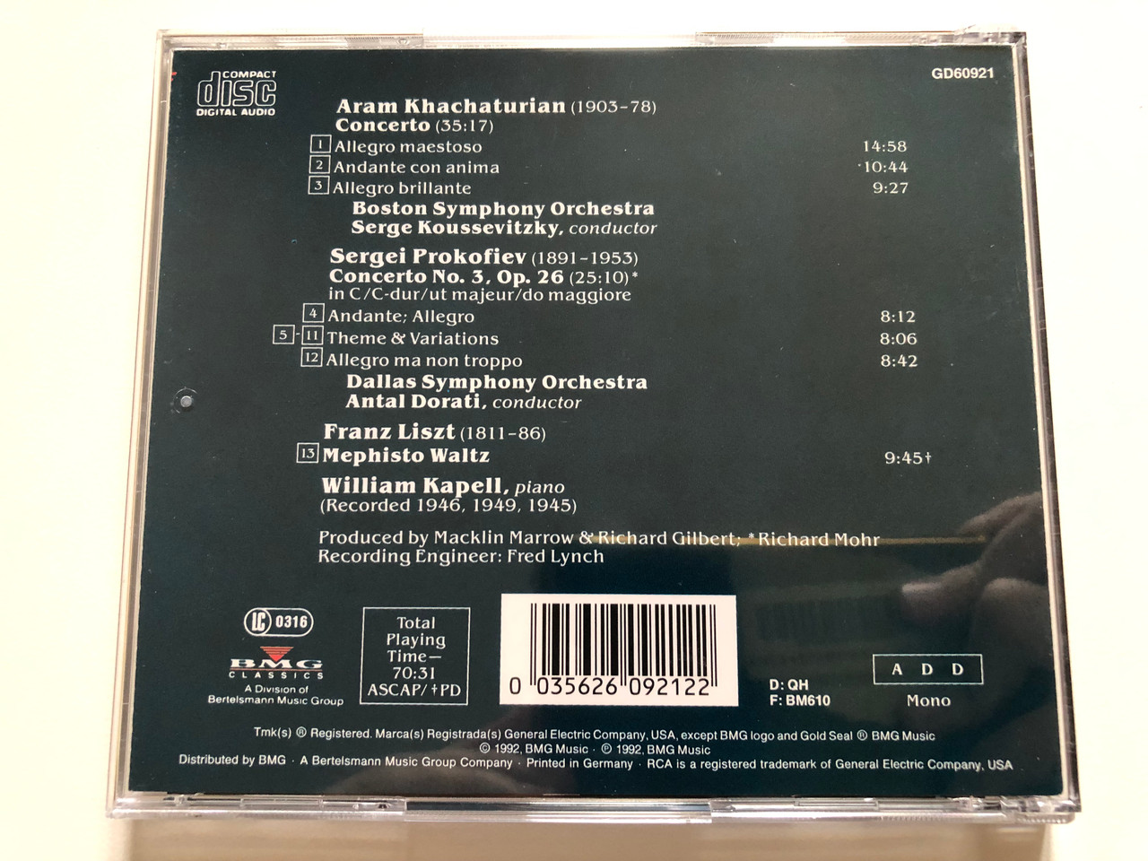 https://cdn10.bigcommerce.com/s-62bdpkt7pb/products/0/images/310951/Kapell_-_Khachaturian_Concerto_Prokofiev_Concerto_No_3_Liszt_Mephisto_Waltz_BMG_Classics_Audio_CD_1992_GD60921_2__46140.1699461662.1280.1280.JPG?c=2