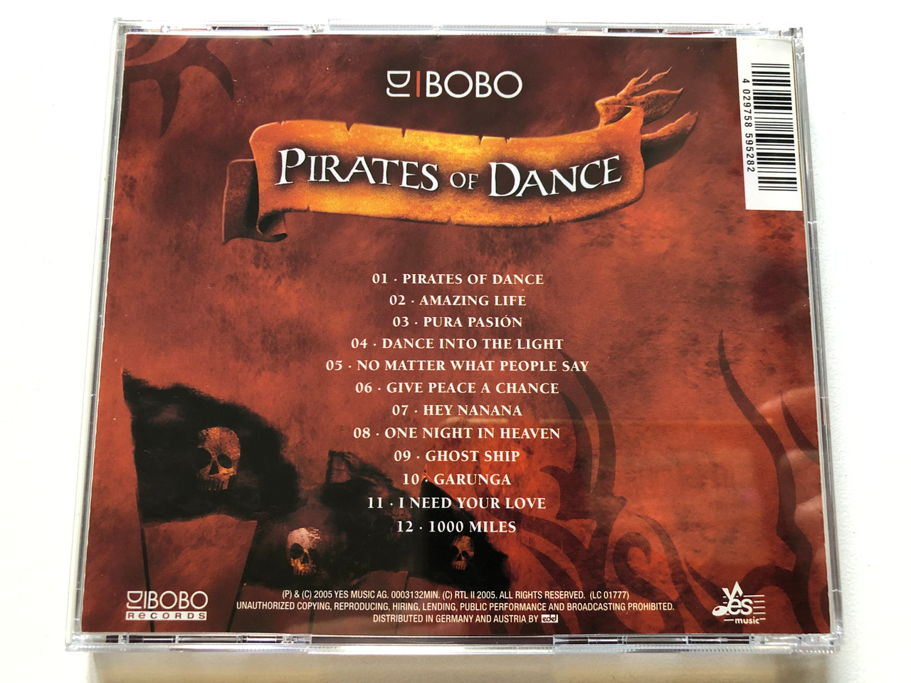 https://cdn10.bigcommerce.com/s-62bdpkt7pb/products/0/images/312379/DJ_BoBo_Pirates_Of_Dance_The_10th_Album_Yes_Music_Audio_CD_2005_0003132MIN_7__59931.1700027622.1280.1280.JPG?c=2