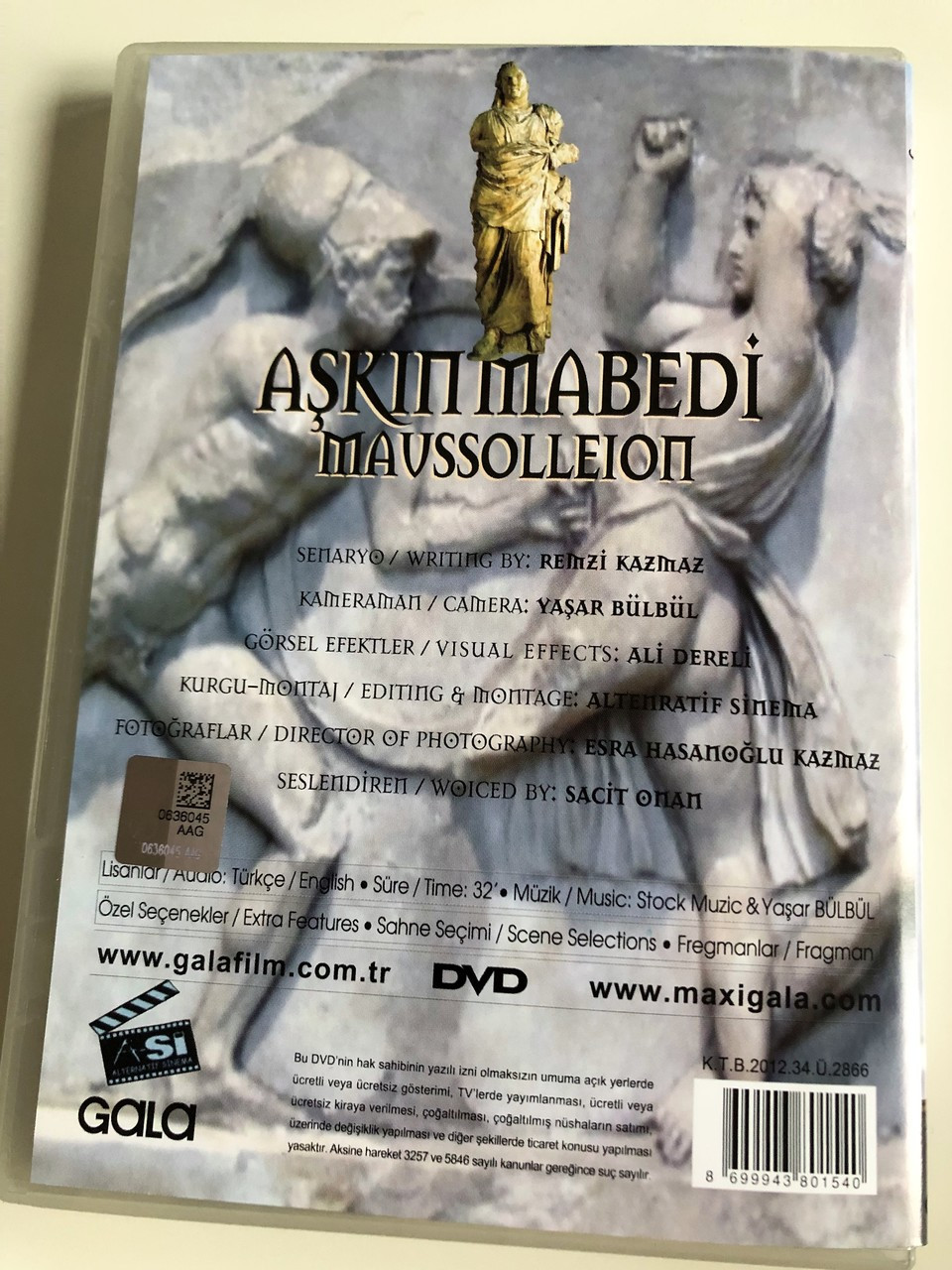 Aşkın Mabedi Mavssolleion DVD 2012 The Shrine of Love - Mausoleum /  Directed by Remzi Kazmaz / Documentary - bibleinmylanguage