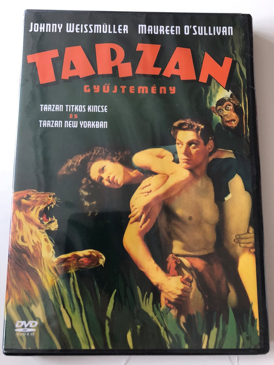 Tarzan Collection - Tarzan's Secret Treasure & Tarzan's New York Adventure  DVD 1941 Tarzan Gyűjtemény / Directed by Richard Thorpe, Daniel Mann /  Starring: Johnny Weissmüller, Maureen O'Sullivan - bibleinmylanguage
