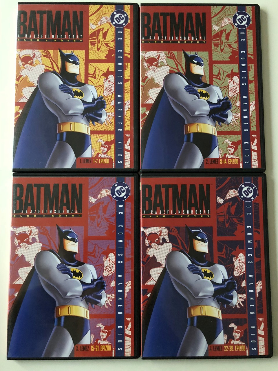 Batman the Animated Series Vol 1. Season 1 DVD SET 2006 Batman a  rajzfilmsorozat 1. kötet - 4 lemez / Directed by, Bruce W. Timm, Eric  Radomski / VA: Kevin Conroy, Efrem