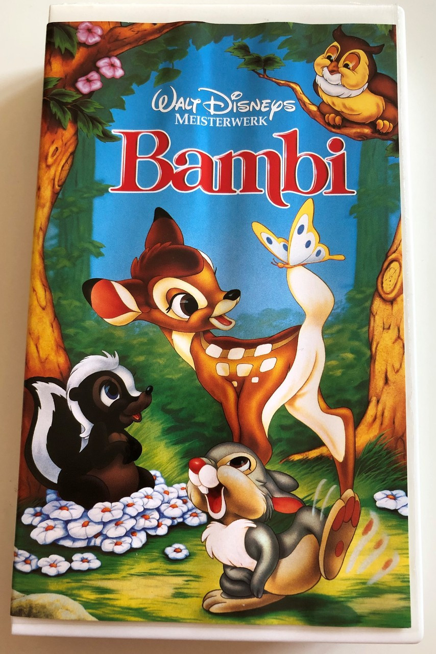 Bambi VHS 1942 / Walt Disney Meisterwerk / German / Directed by ...