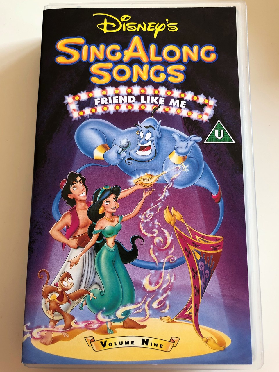 Disney S Sing Along Songs Vol 9 Friend Like Me Vhs 1994 Walt Disney Home Video With Words On Screen Bibleinmylanguage