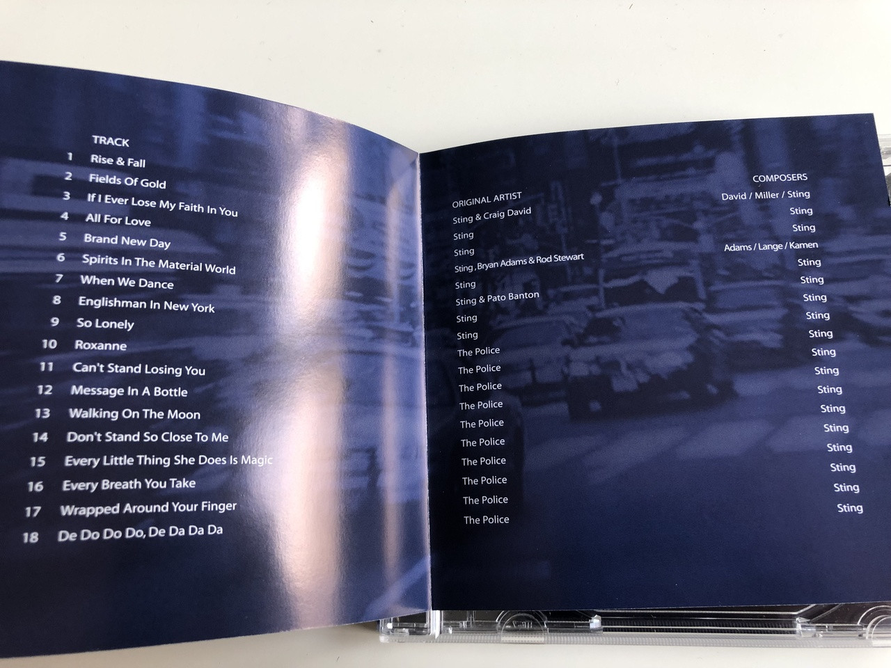 A Tribute To The Greatest Hits Of Sting And The Police Performed By Utopia Audio Cd 2004 Featuring Englishman In New York Fields Of Gold Rise Fall Walking